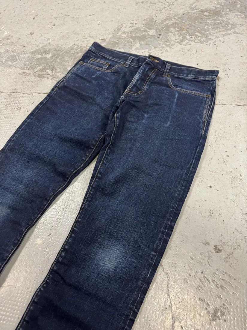 Designer × Saint Laurent Paris × Vintage SS2021 Saint Laurent Blue Selvedge Denim Slim Jeans Size US 31 - 8 Thumbnail