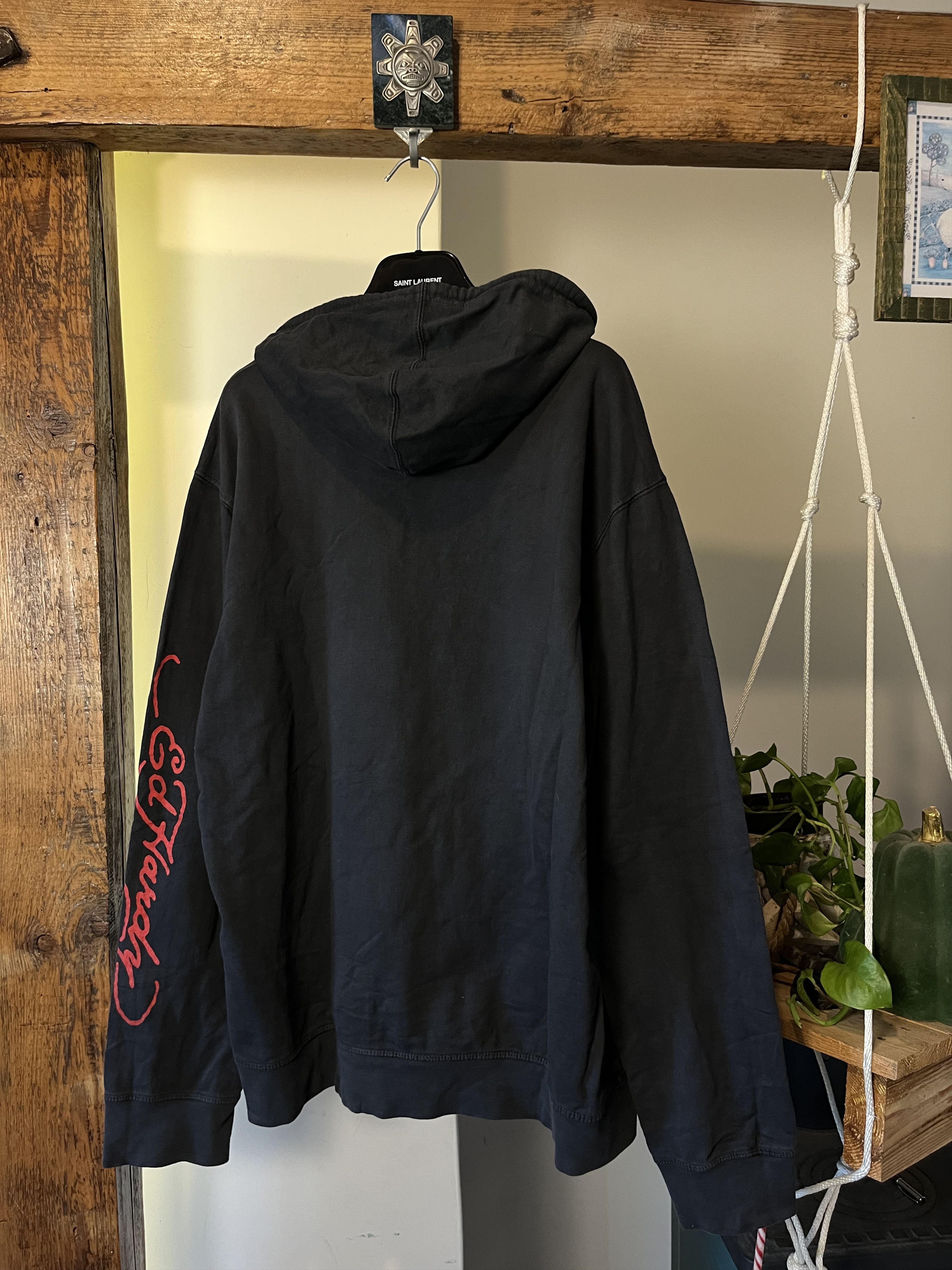 Christian Audigier × Ed Hardy × Vintage y2k Ed Hardy Christian Audigier Legend Lion Tattoo Hoodie Size US XL / EU 56 / 4 - 2 Thumbnail
