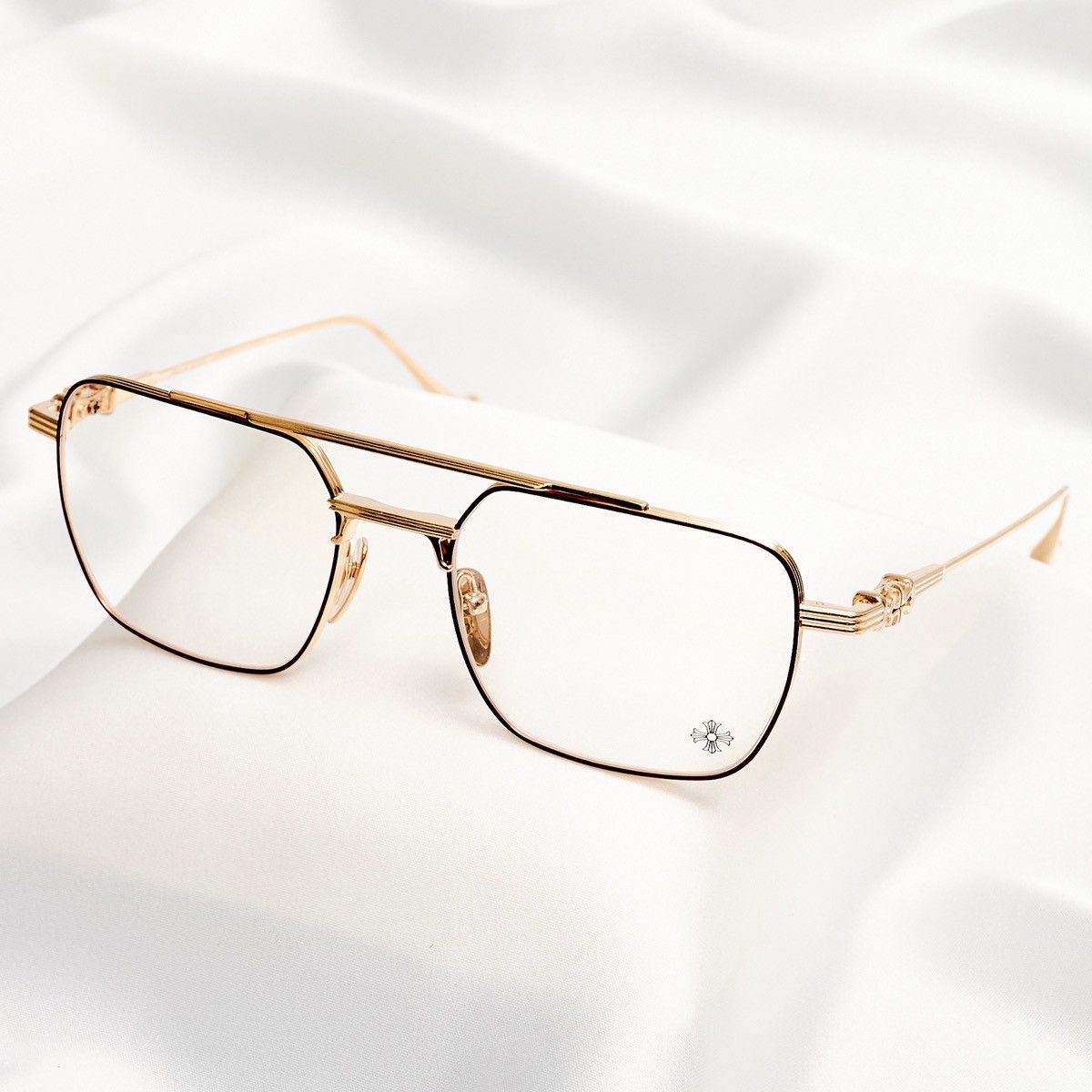 Chrome Hearts CHROME HEARTS MAGNUM II BORDELLO GOLD PLATED GLASSES Size ONE SIZE - 2 Thumbnail