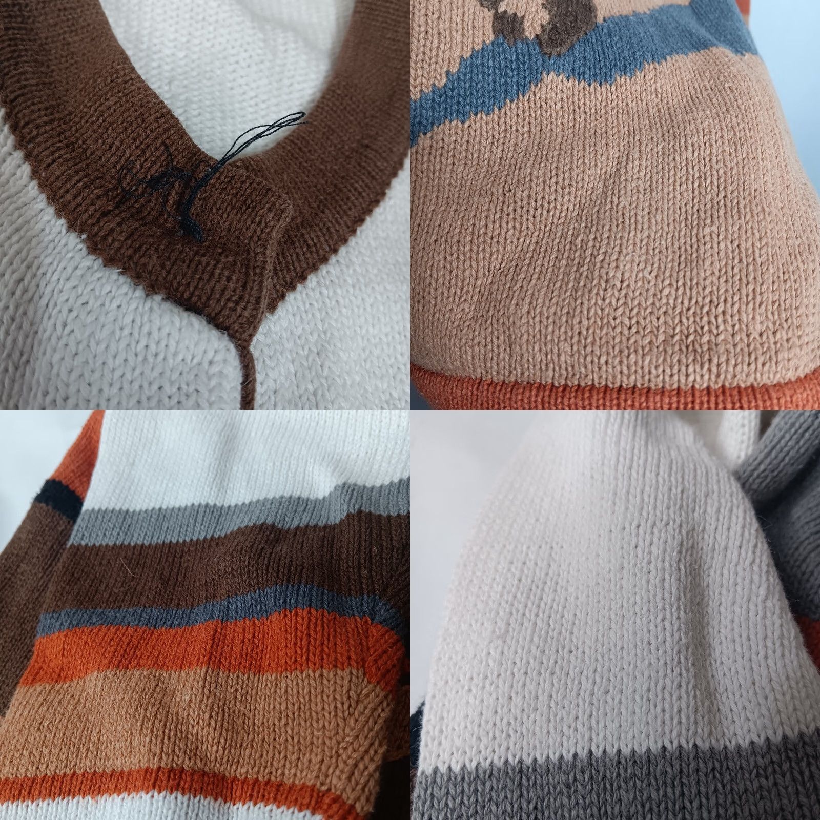 Vintage VINTAGE Storybook Knits Sweater Womens 1X Plus Size Giraffe Cardigan Safari Flaws READ Size XL / US 12-14 / IT 48-50 - 9 Thumbnail