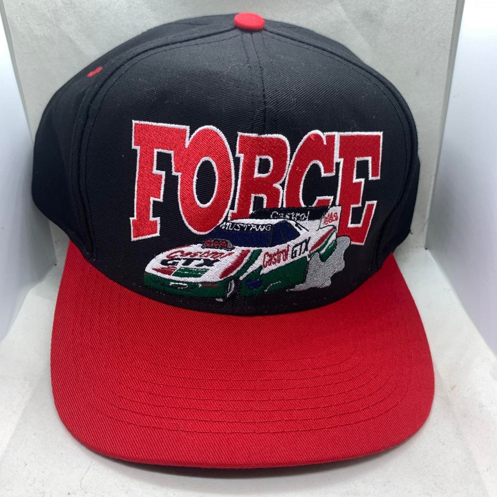 Logo 7 vintage 90’s NASCAR JOHN FORCE RACING snapback hat cap NOS Size ONE SIZE - 2 Thumbnail