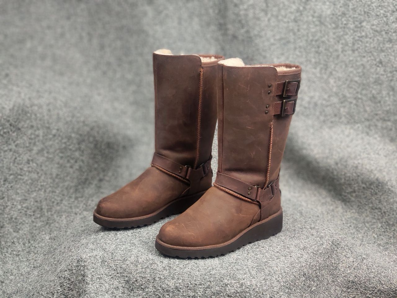 Ugg UGG Jasper Waterproof Leather Winter Fur-lined buckles Boots Size US 6 / IT 36 - 7 Thumbnail
