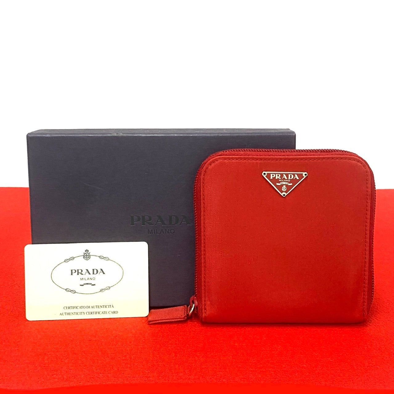 Prada Prada Wallets & Case Red Synthetic Size ONE SIZE - 1 Thumbnail