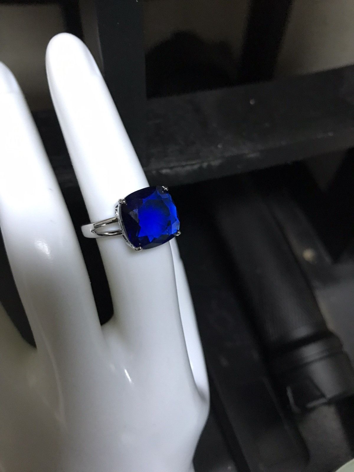 Other #cobalt #sapphire #blue stone #ring Size ONE SIZE - 6 Thumbnail