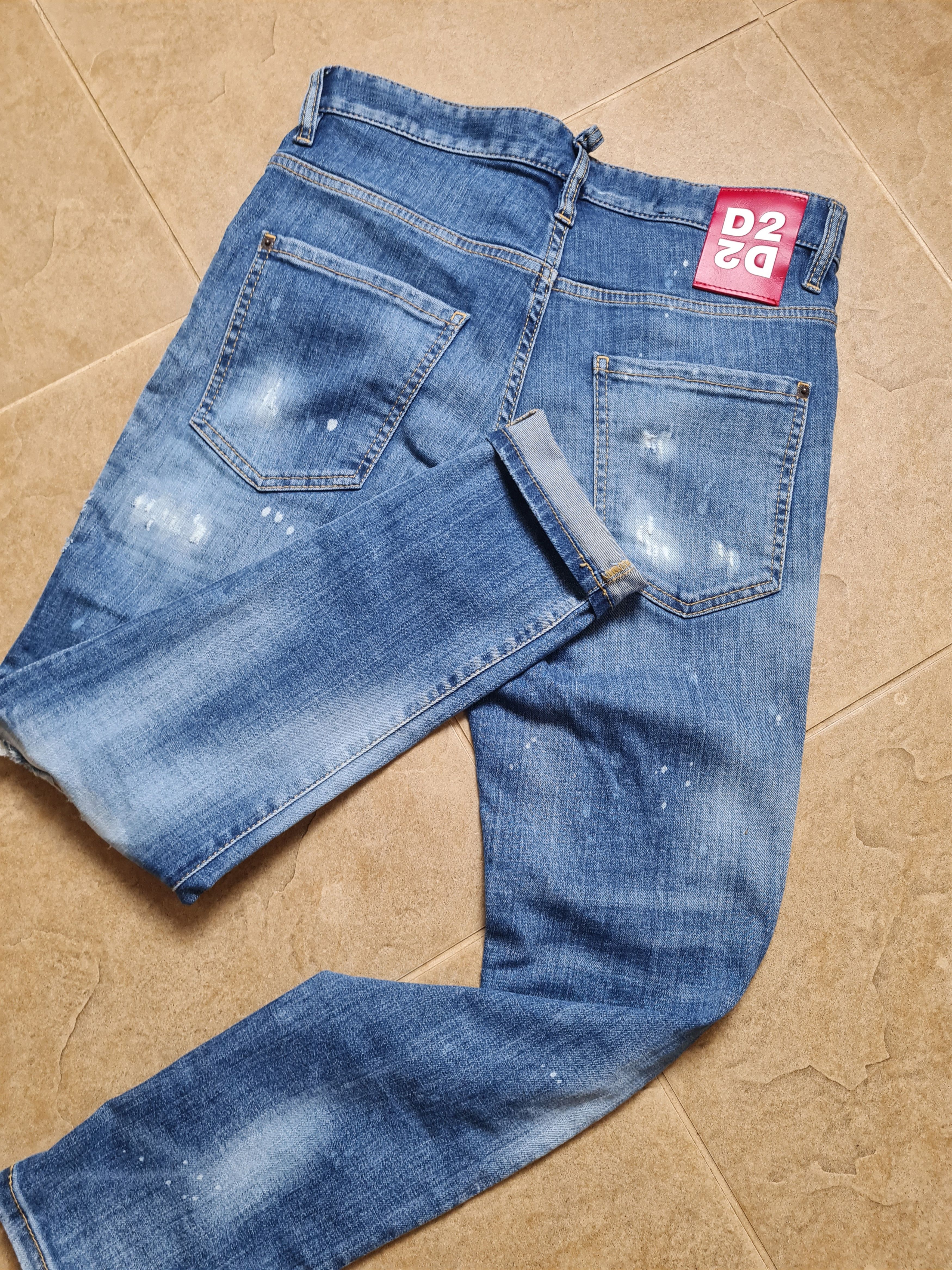 Dsquared2 Denim DSQUARED2 Jeans Skater Damaged Denim Pants sz 46 Size US 30 / EU 46 - 1 Thumbnail