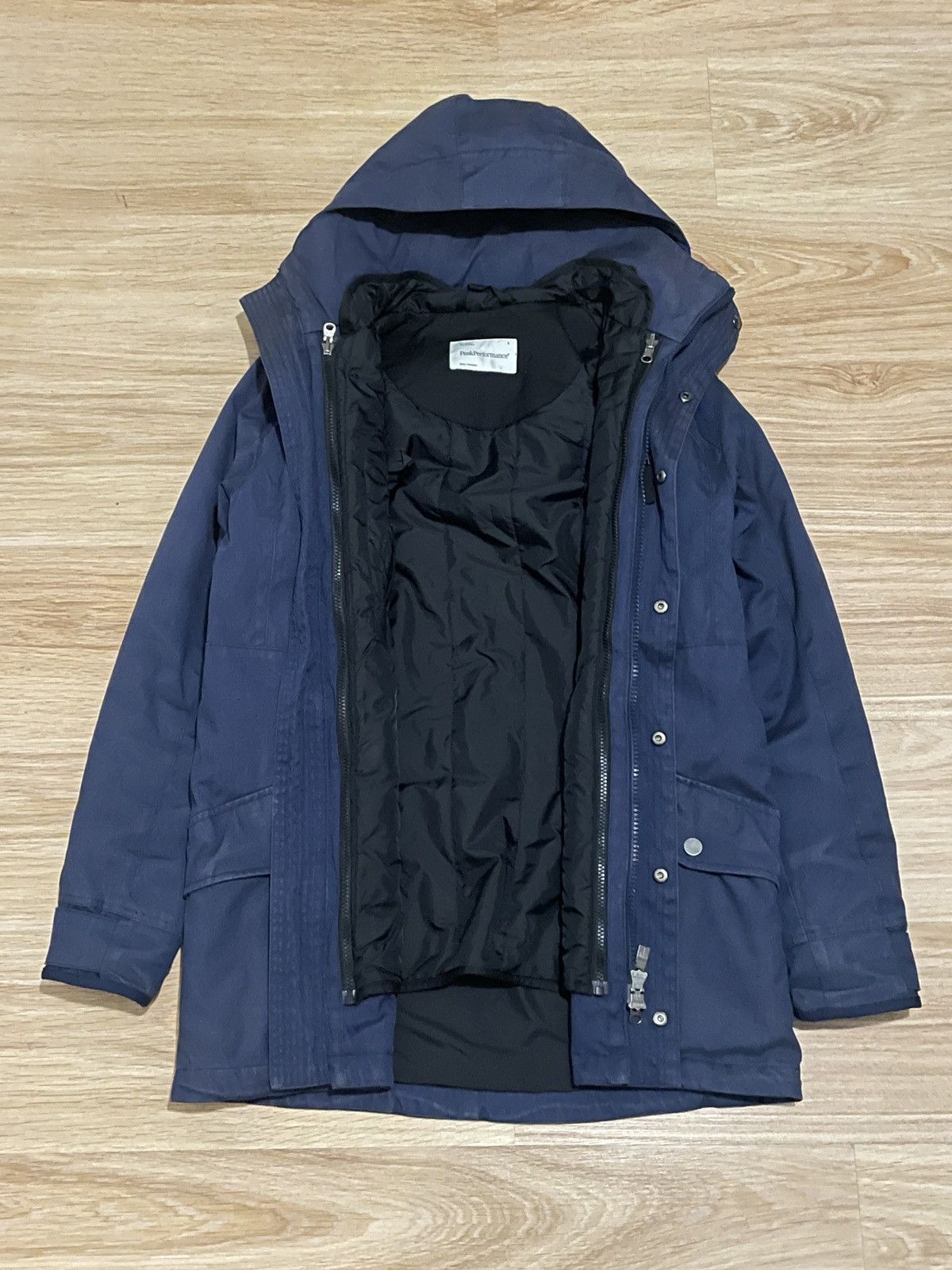 Peak Performance Peak Performance Milford Navy Gorpcore Parka Jacket Size M Size US M / EU 48-50 / 2 - 12 Thumbnail