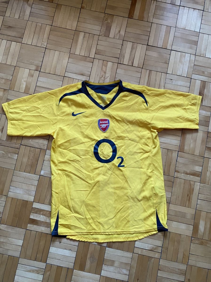 Nike ARSENAL 2005-06 AWAY FOOTBALL SHIRT SOCCER JERSEY NIKE Size US XXS / EU 40 - 1 Thumbnail