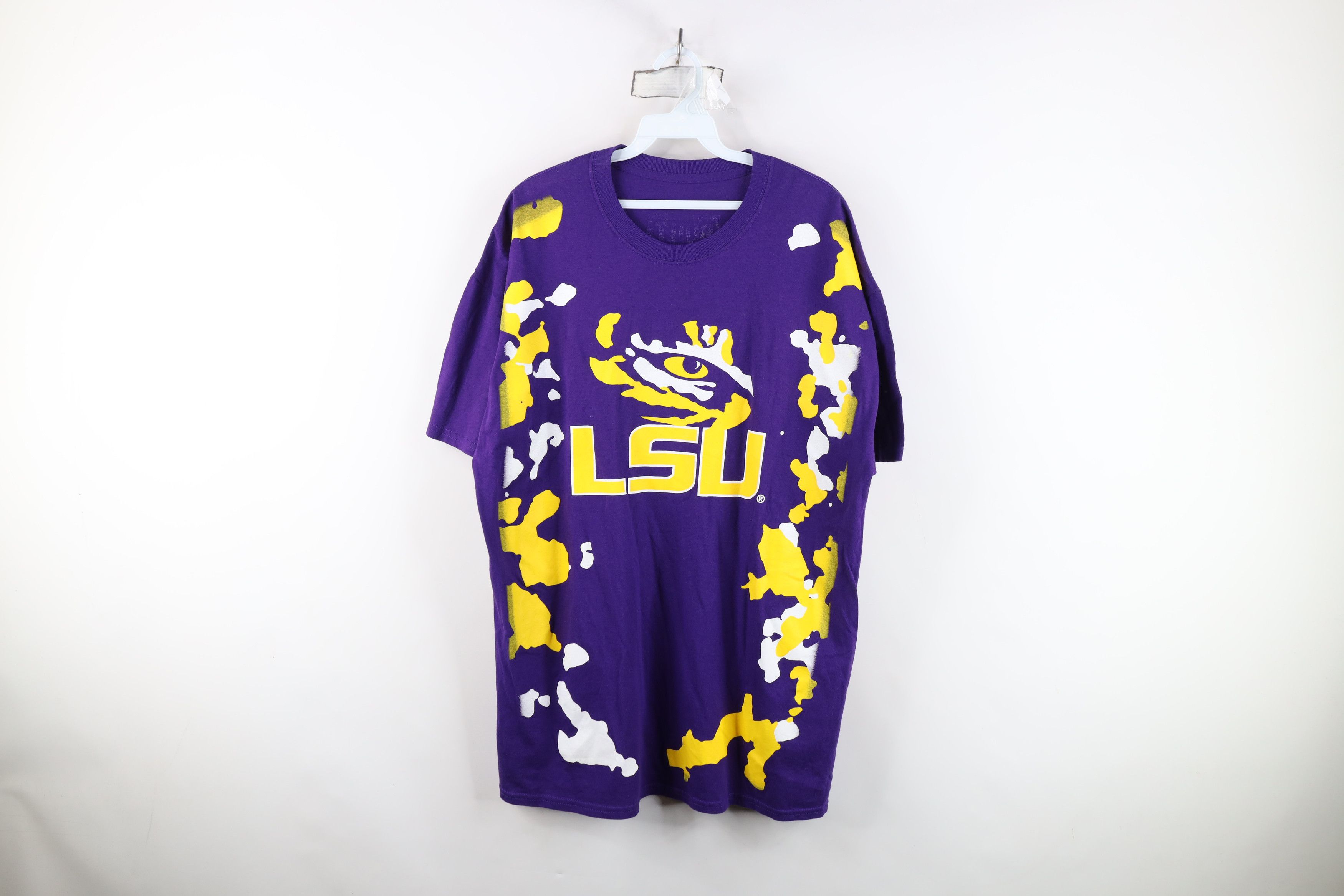 Vintage Vintage 90s Y2K Louisiana State University T-Shirt Purple Size US L / EU 52-54 / 3 - 1 Thumbnail