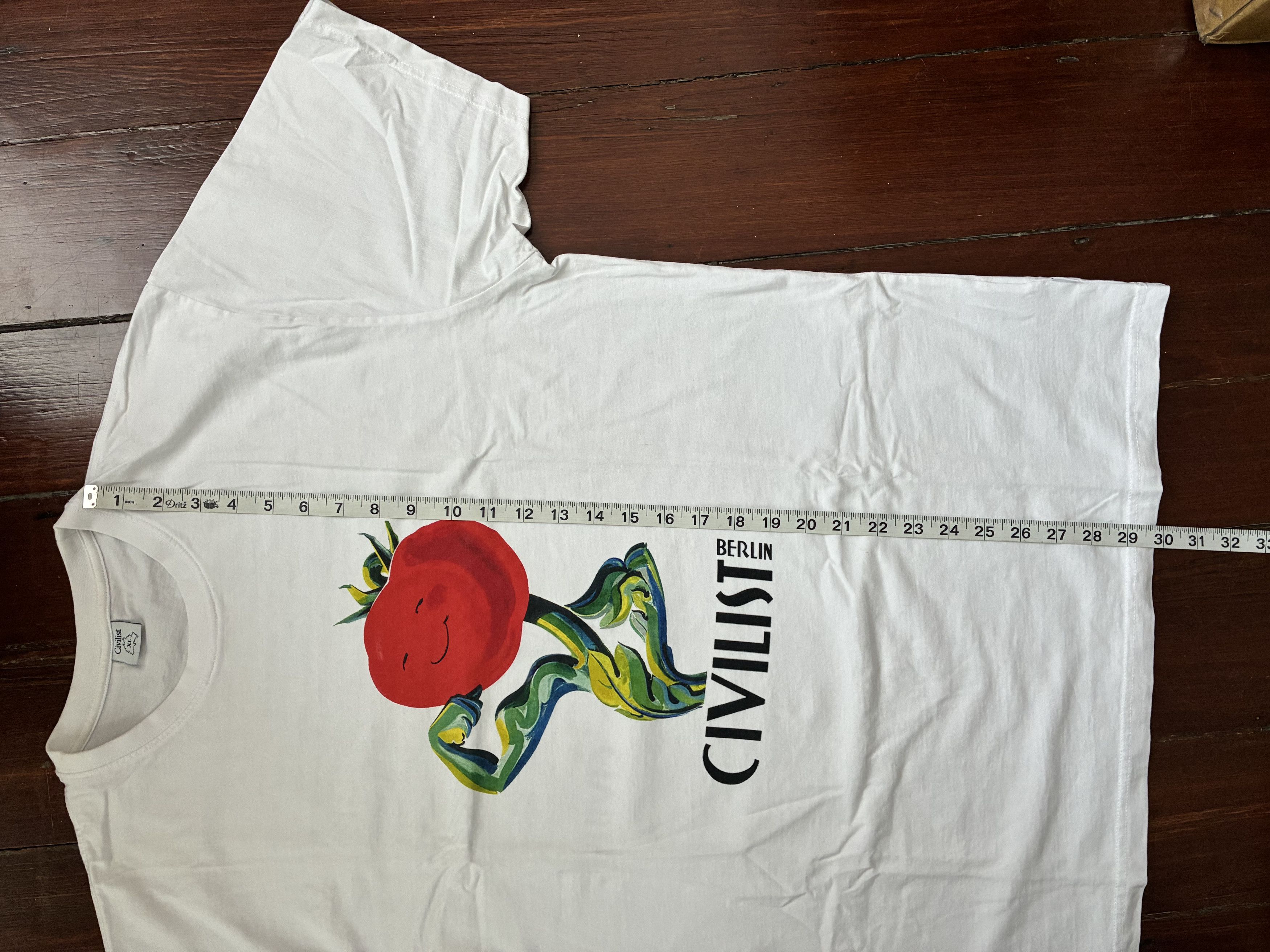 Civilist Civilist Tomato tee Size US XL / EU 56 / 4 - 4 Thumbnail