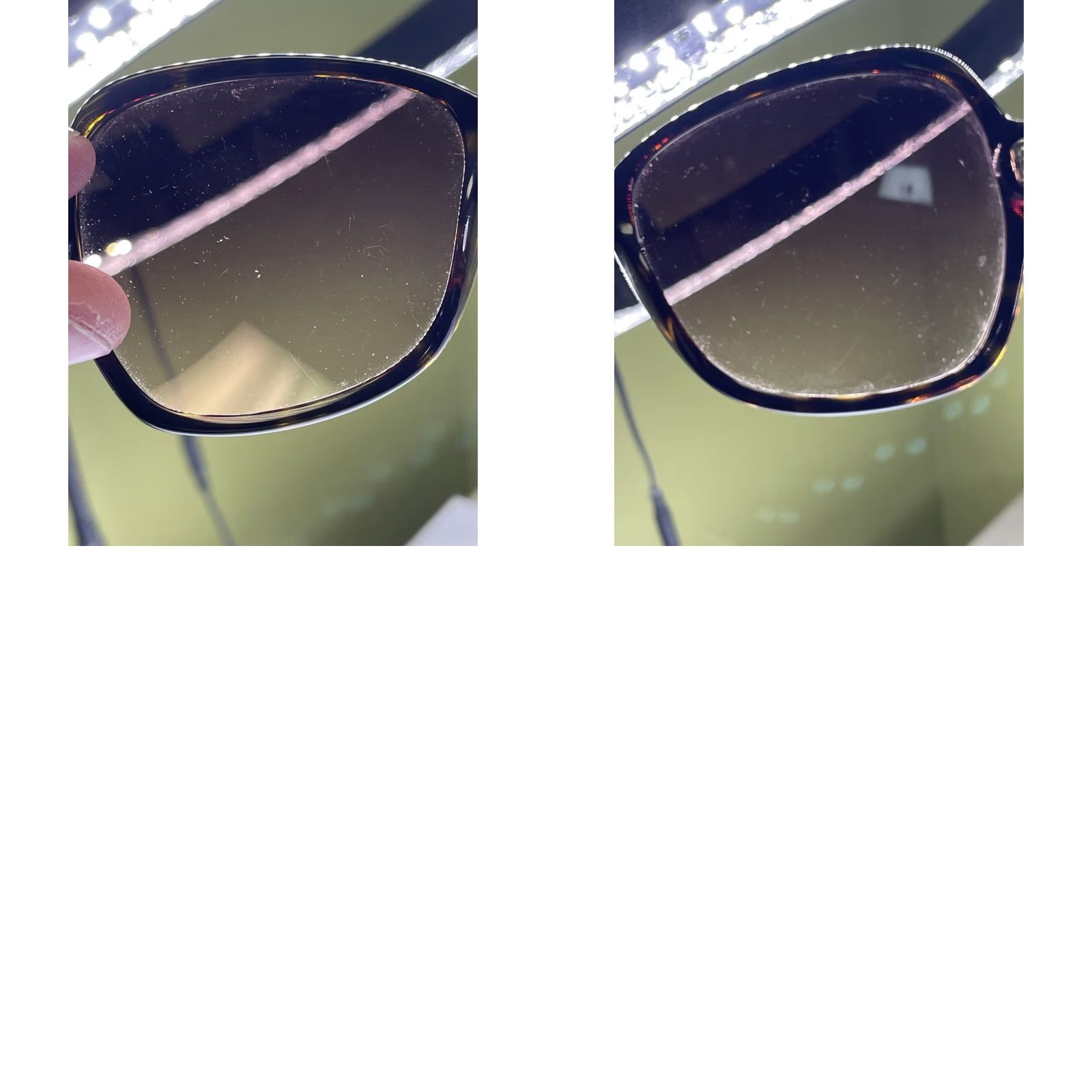 Swarovski Swarovski Sunglasses Round UV400 Brown 52F Acetate Shell Turquoise Crystals Womens Size ONE SIZE - 8 Thumbnail