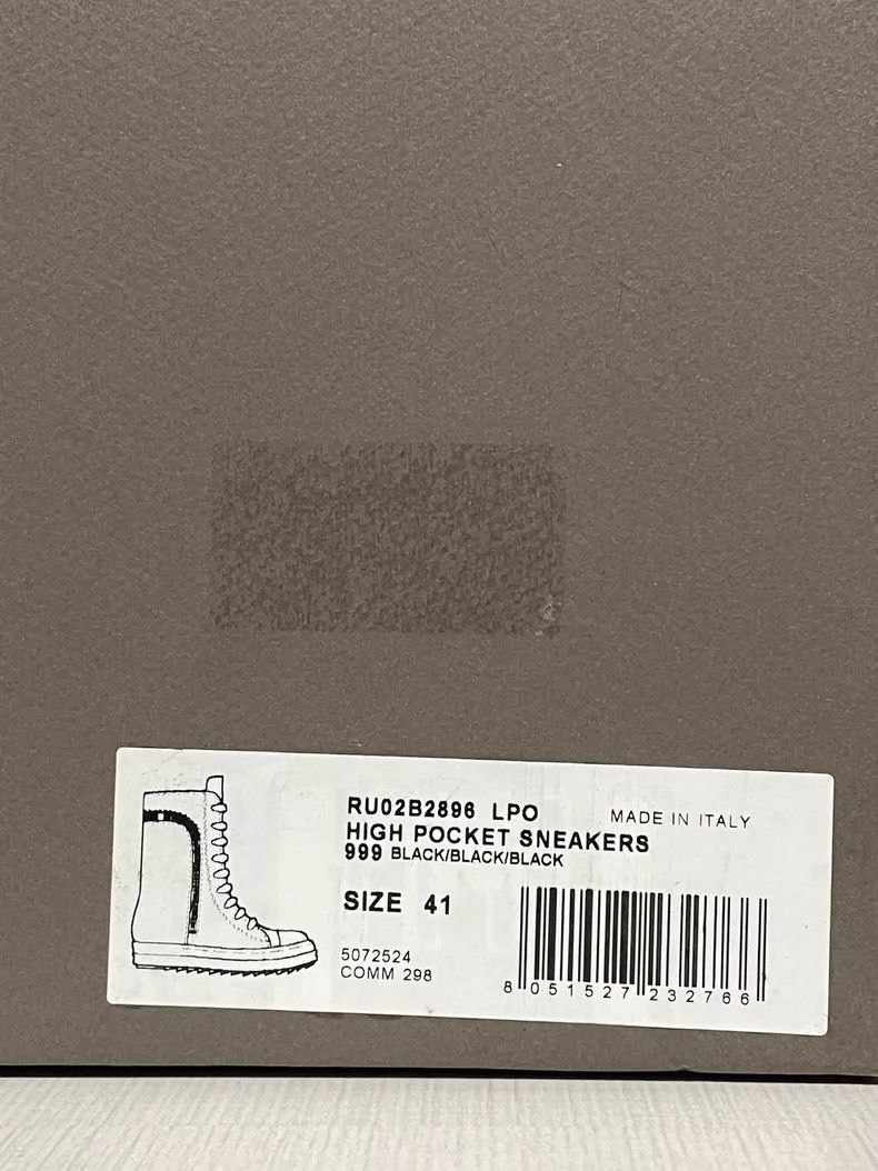 Rick Owens rick owens high top pocket boots-2508 Size US 5 / EU 37 - 7 Thumbnail