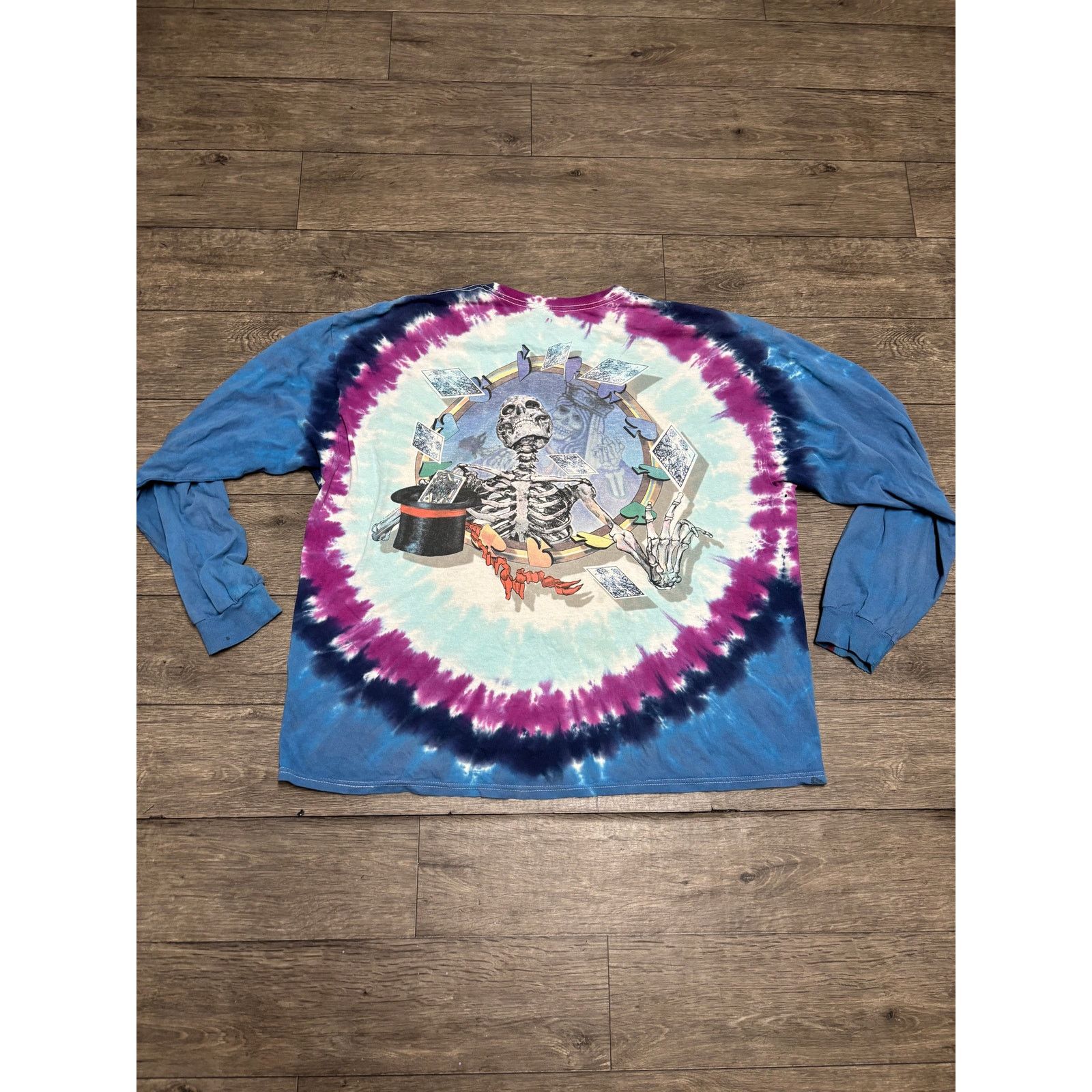 Grateful Dead × Vintage Vintage Grateful Dead Long Sleeve Tie Dyed Tee Sz 2XL 99 Size US XXL / EU 58 / 5 - 5 Thumbnail