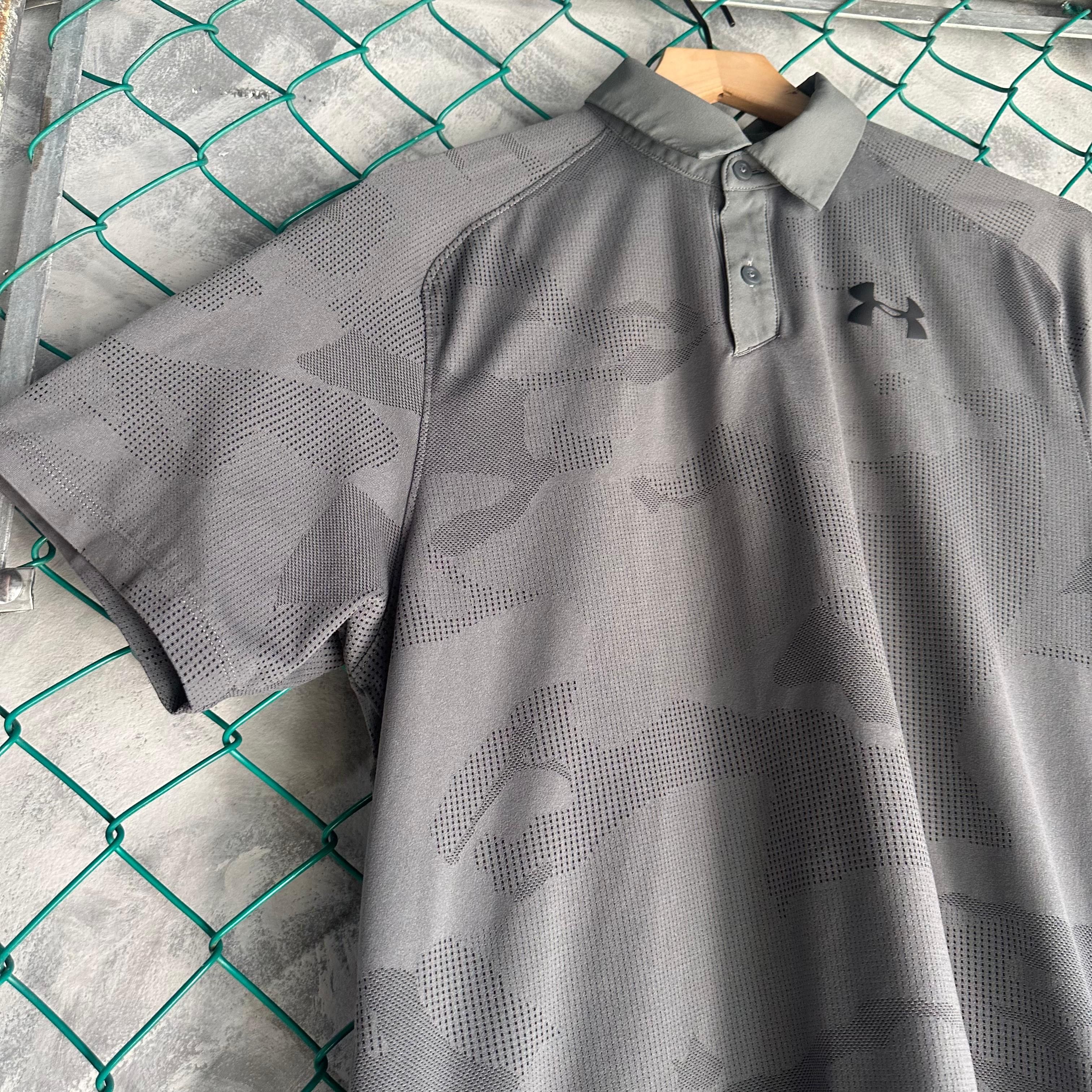 Under Armour Under Armour Golf Playoff Polo Shirt Men's L Gray Camo Print Size US L / EU 52-54 / 3 - 3 Thumbnail
