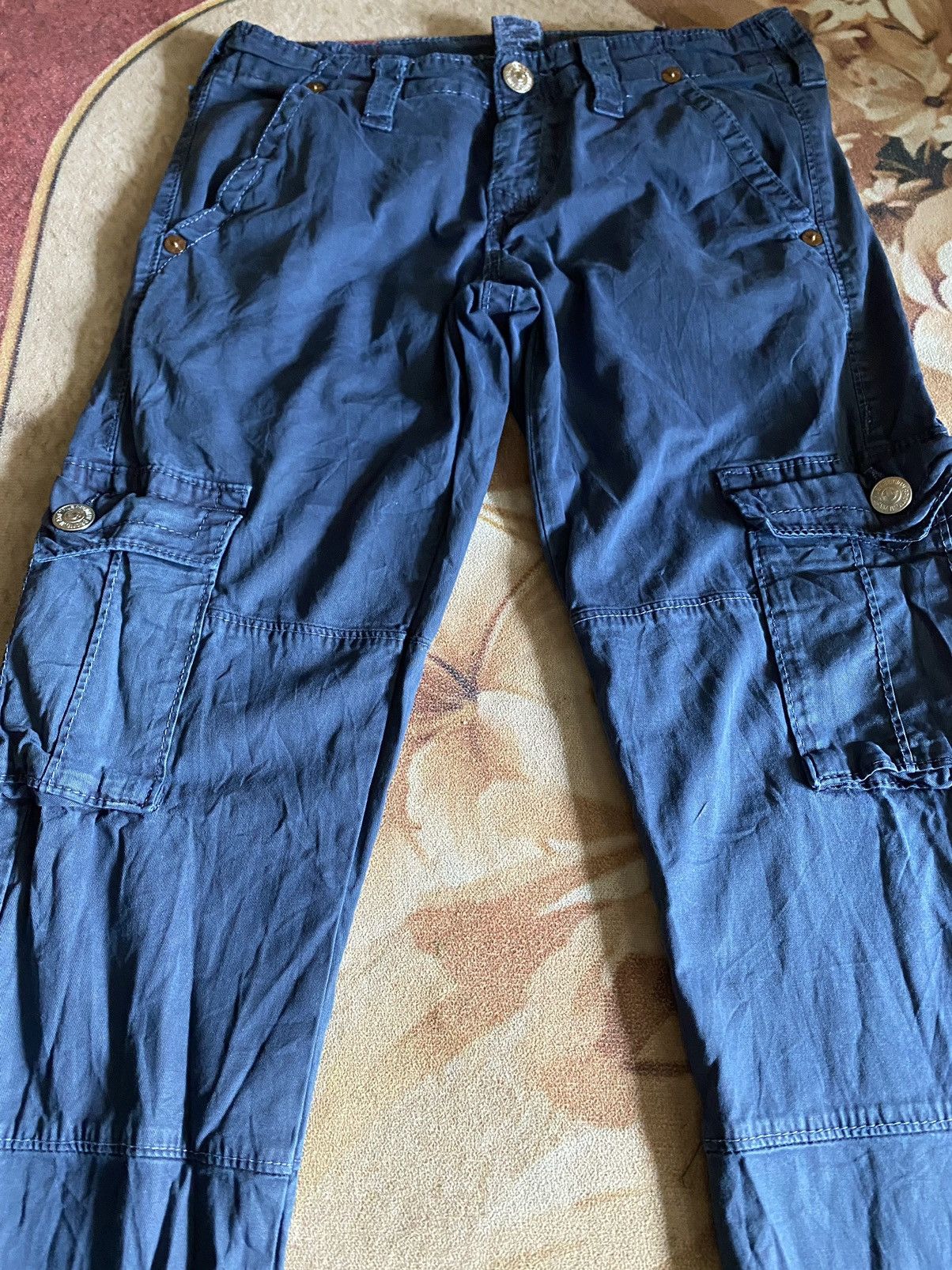 True Religion × Vintage True Religion multiple pocket cargo pants Size US 29 - 3 Thumbnail