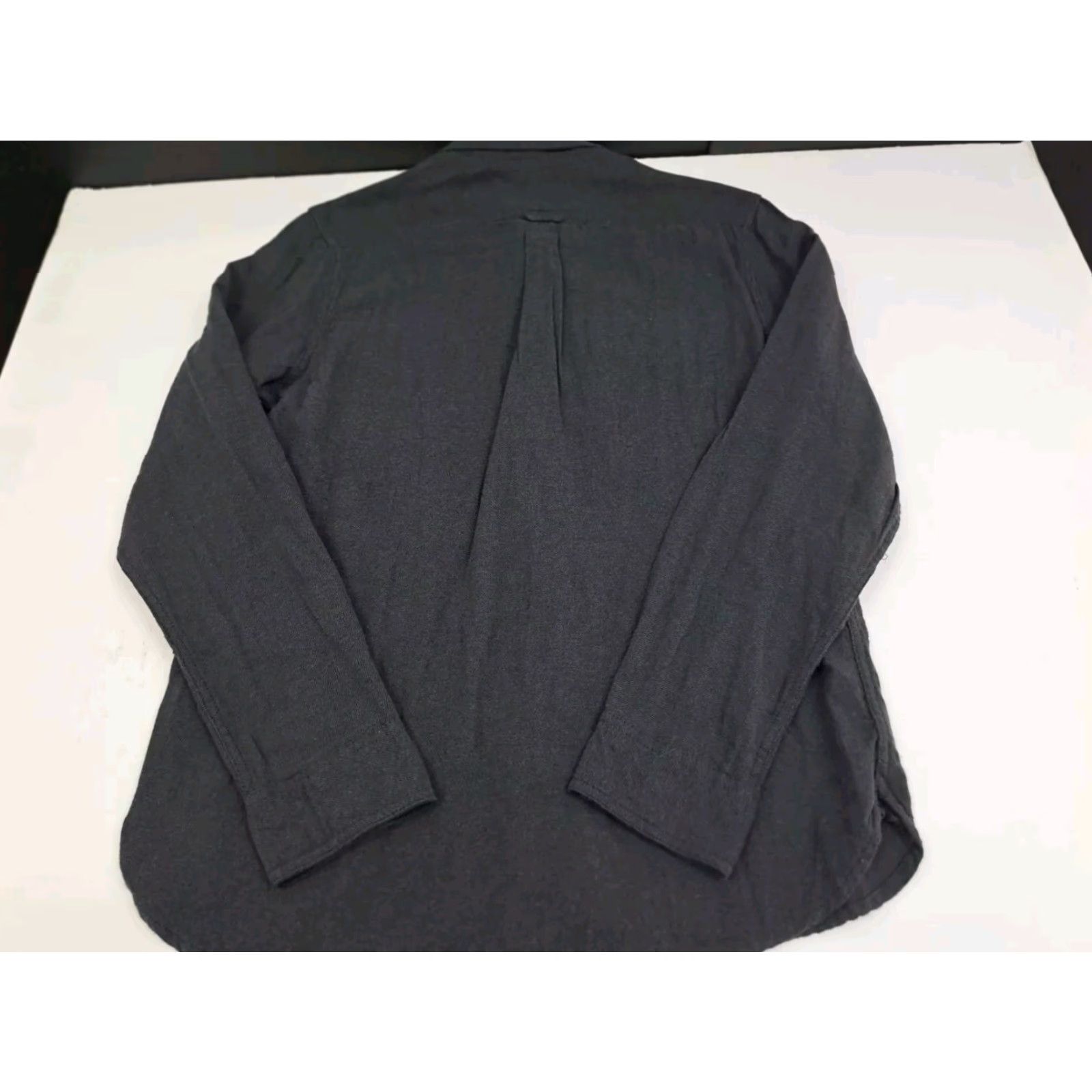 Denime Denim & Flower Shirt Button-Up Flannel L Dark Grey Long Sleeve Mens Regular Collared Pocketed Size US L / EU 52-54 / 3 - 6 Thumbnail