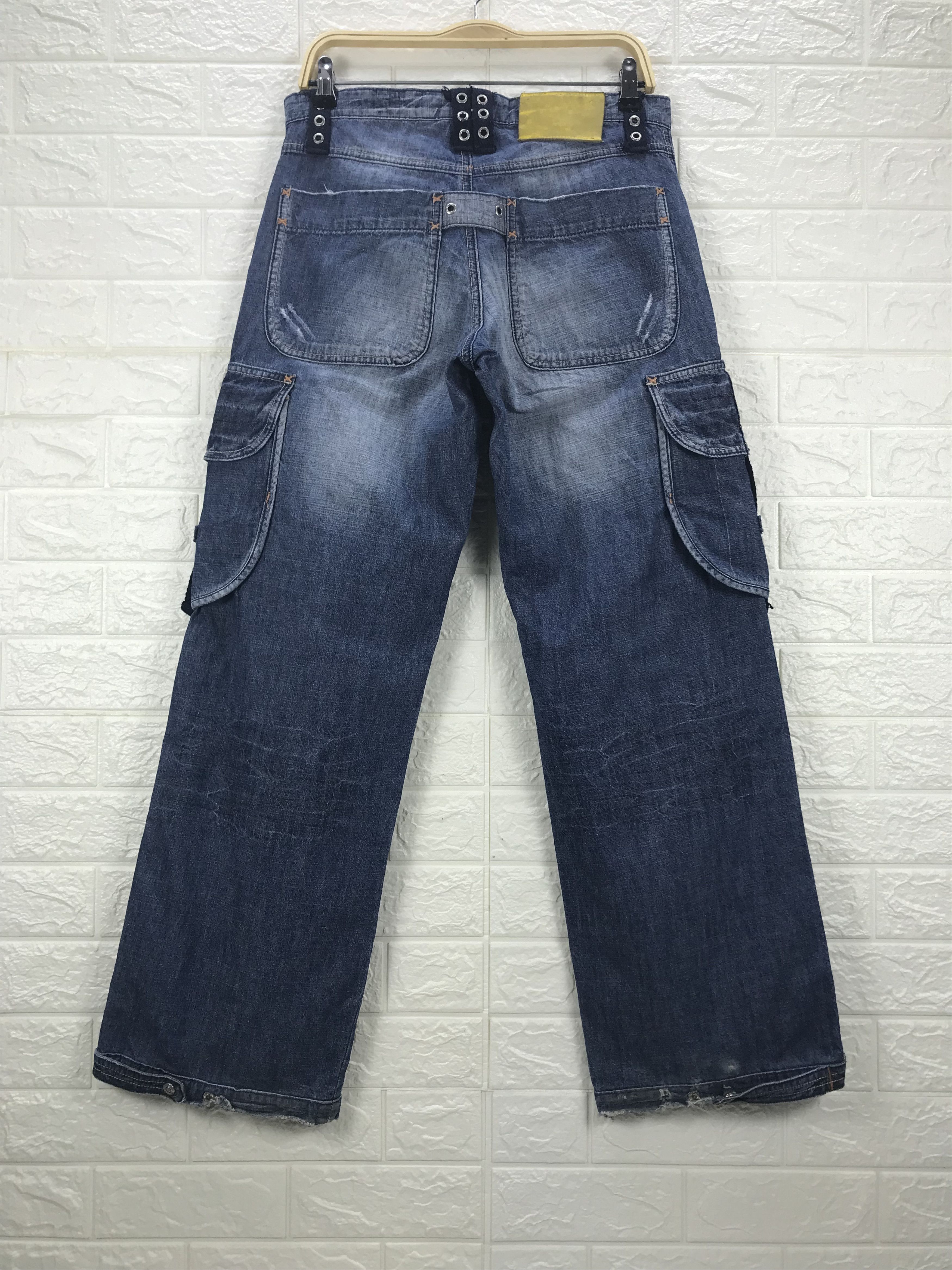Japanese Brand Vintage Japanese Alcott Multi Pocket Cargo Baggy Jeans Size US 32 / EU 48 - 5 Thumbnail