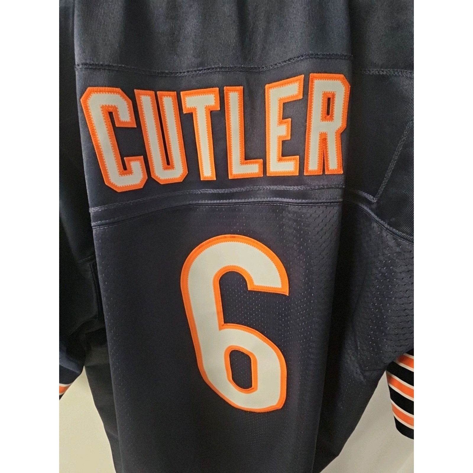Reebok Chicago Bears Jersey XL +2L Blue Orange Reebok Jay Cutler #6 Size US XL / EU 56 / 4 - 9 Thumbnail