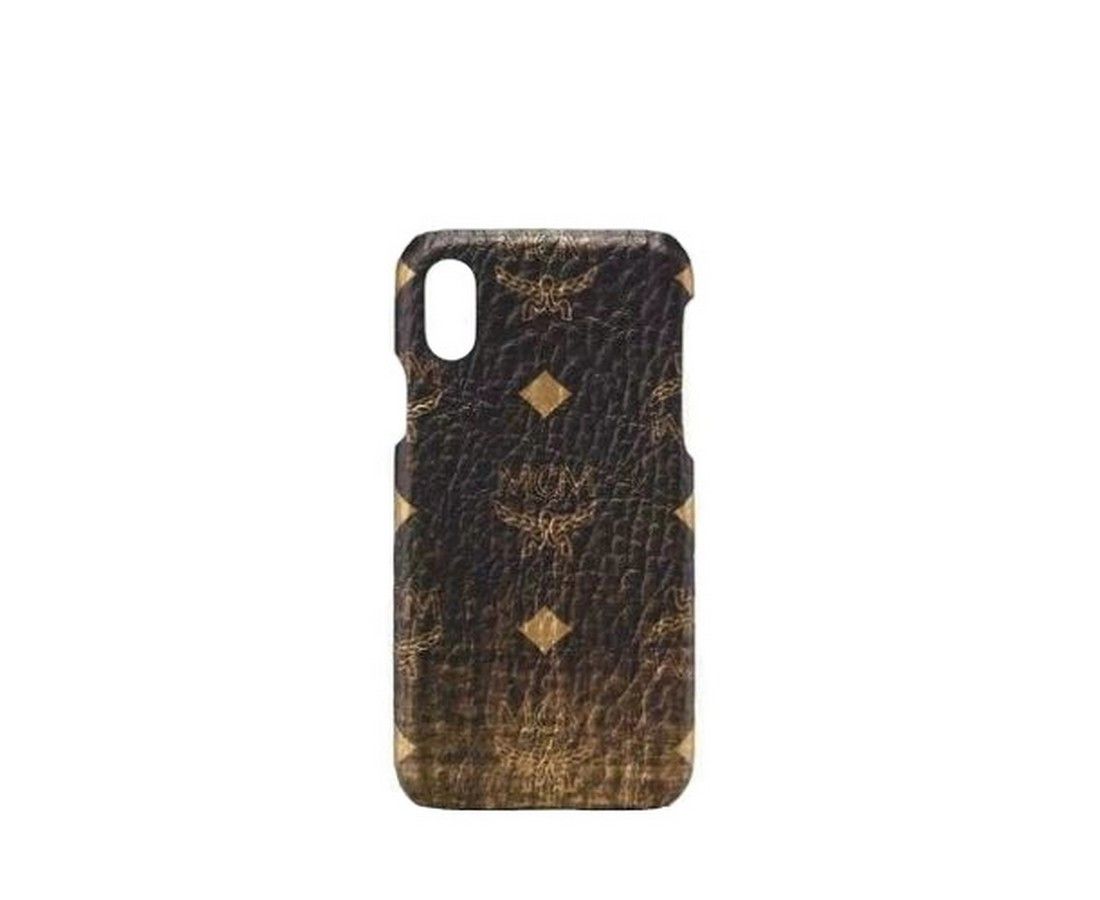 MCM Unisex Gold Gradation Visetos IPhone X Cell Phone Case Size ONE SIZE - 1 Thumbnail