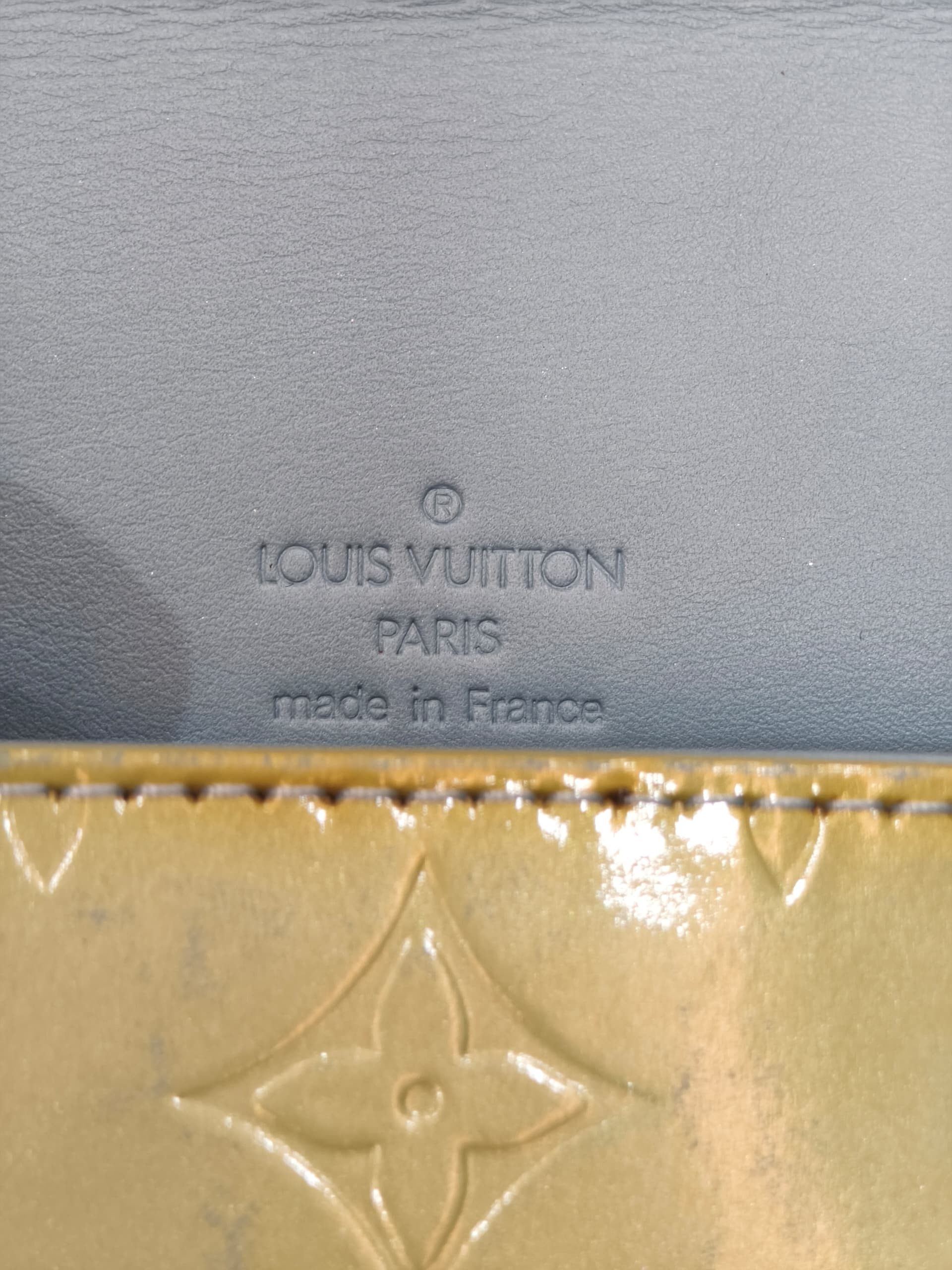 Louis Vuitton Louis Vuitton Yellow Monogram Vernis Thompson Street Bag Size ONE SIZE - 9 Thumbnail