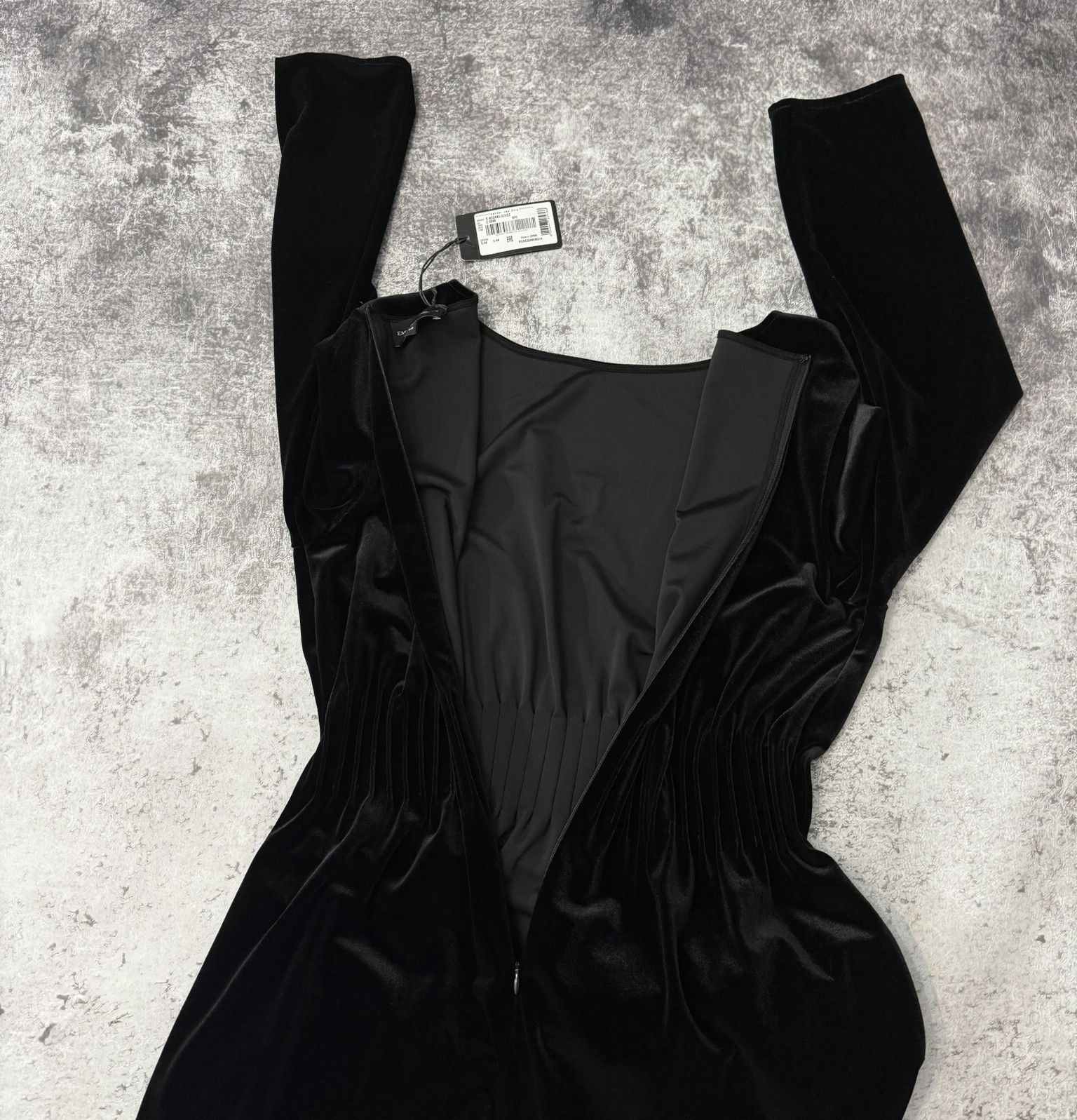 Emporio Armani Emporio Armani Black Mini Dress Women’s Cocktail SIZE 48 Size L / US 10 / IT 46 - 9 Thumbnail