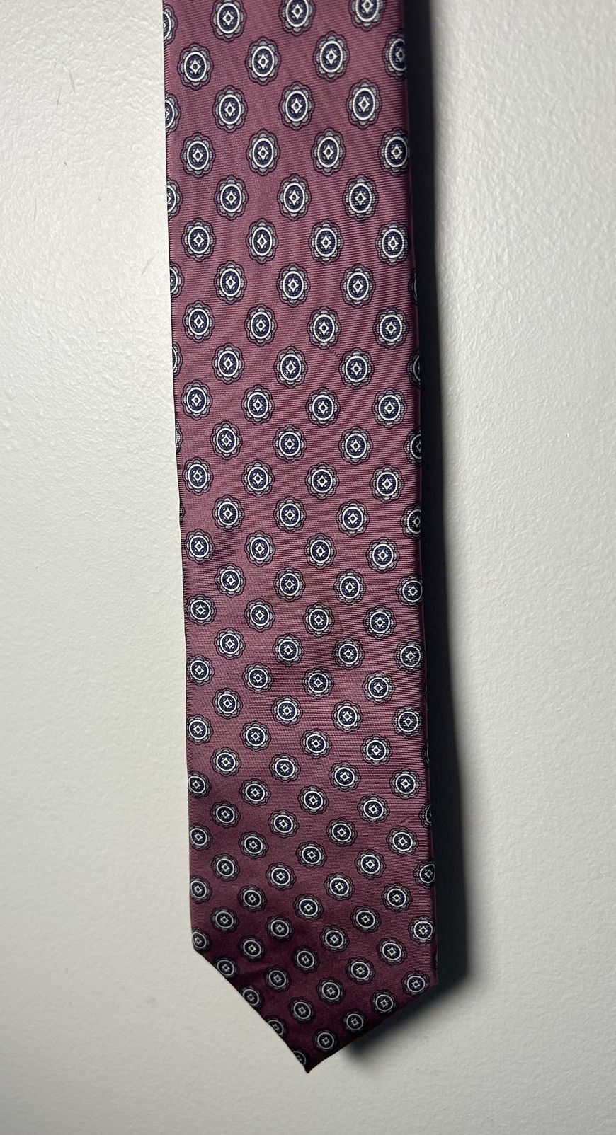 Christian Dior Monsieur VTG Christian Dior Monsieur Silk Neck Tie Geometric Size ONE SIZE - 3 Thumbnail