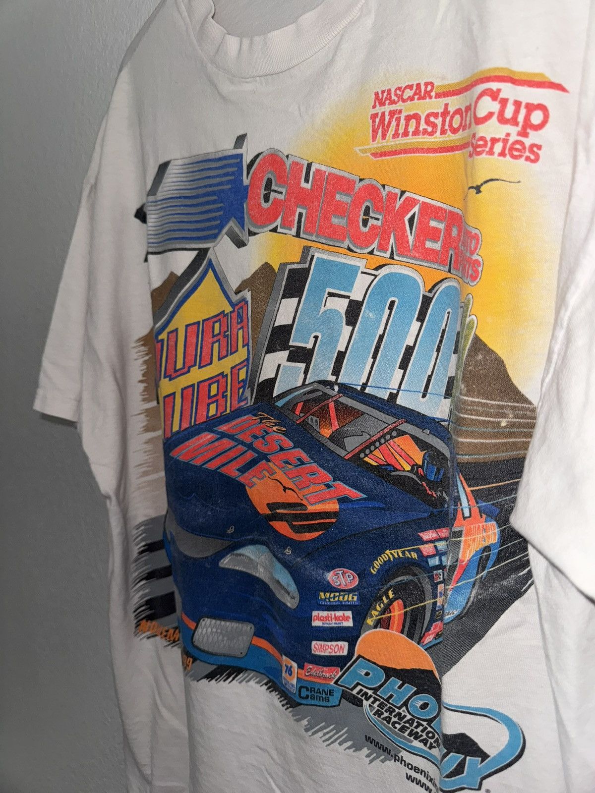 NASCAR Vintage Nascar Race Graphic Tee Size US XL / EU 56 / 4 - 3 Thumbnail