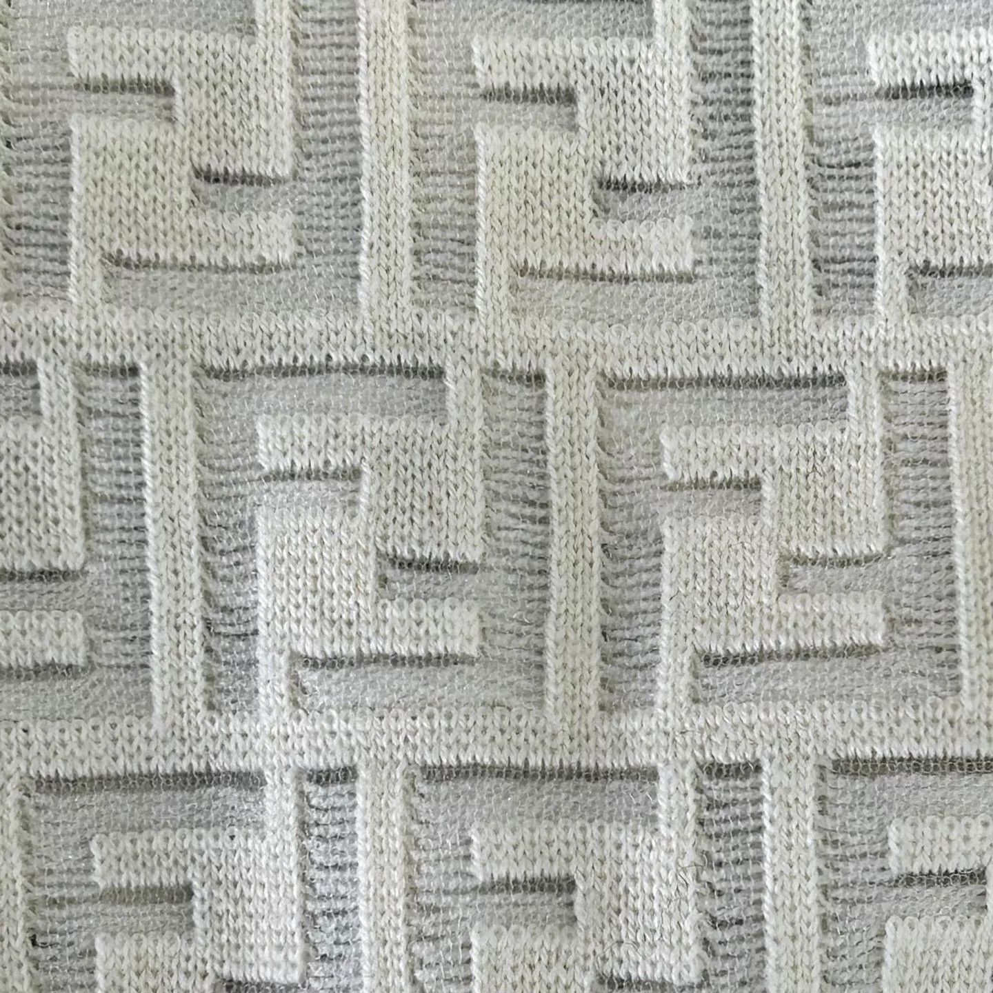 Fendi Fendi New White FF Pattern Crewneck Wool Pullover Size US M / EU 48-50 / 2 - 7 Thumbnail