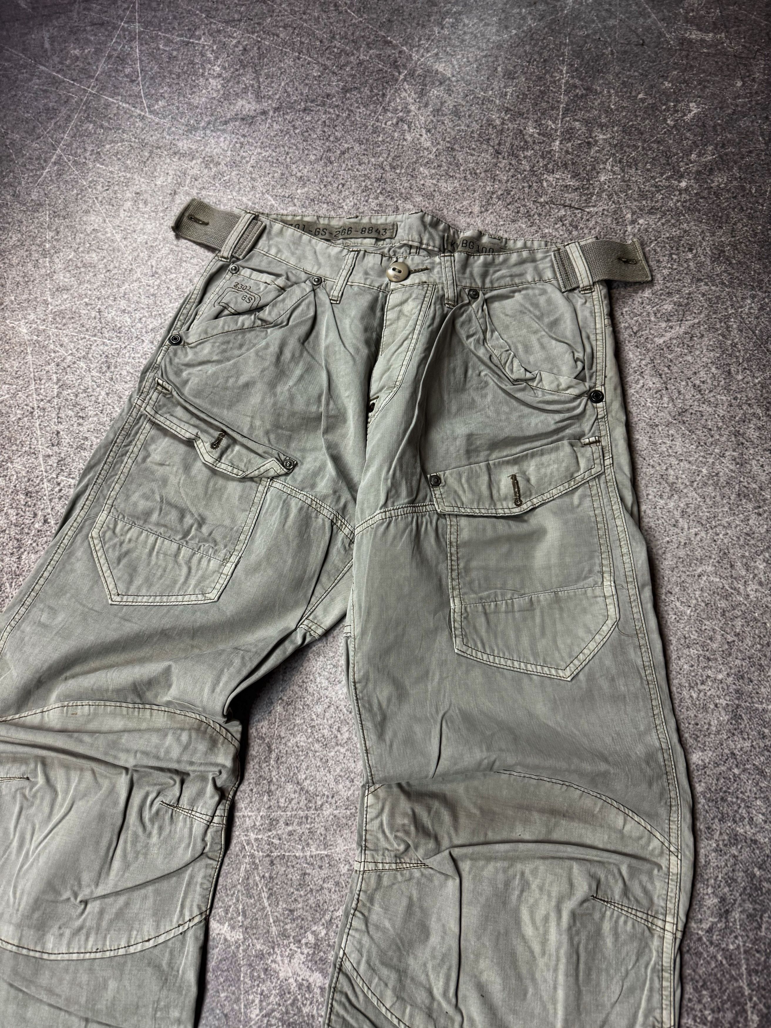 G-Star HYSTERIC GLAMOUR JAPANESE TYPE G-STAR CARGO WASHED JEANS Size US 32 / EU 48 - 2 Thumbnail