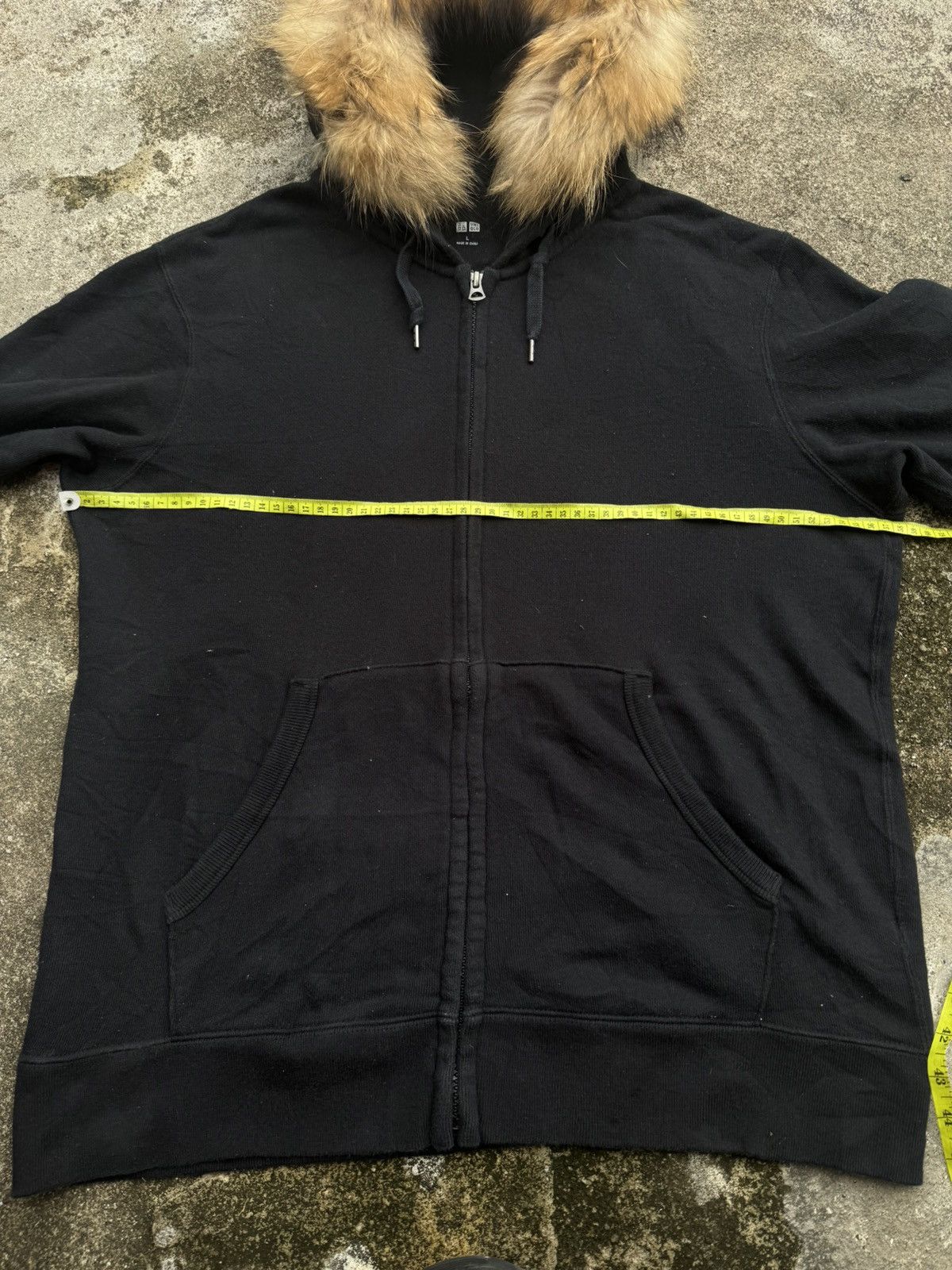 If Six Was Nine × Japanese Brand × Le Grande Bleu (L.G.B.) Furhoodie Black Uniqlo style ifsix lgb goa Size US L / EU 52-54 / 3 - 6 Thumbnail