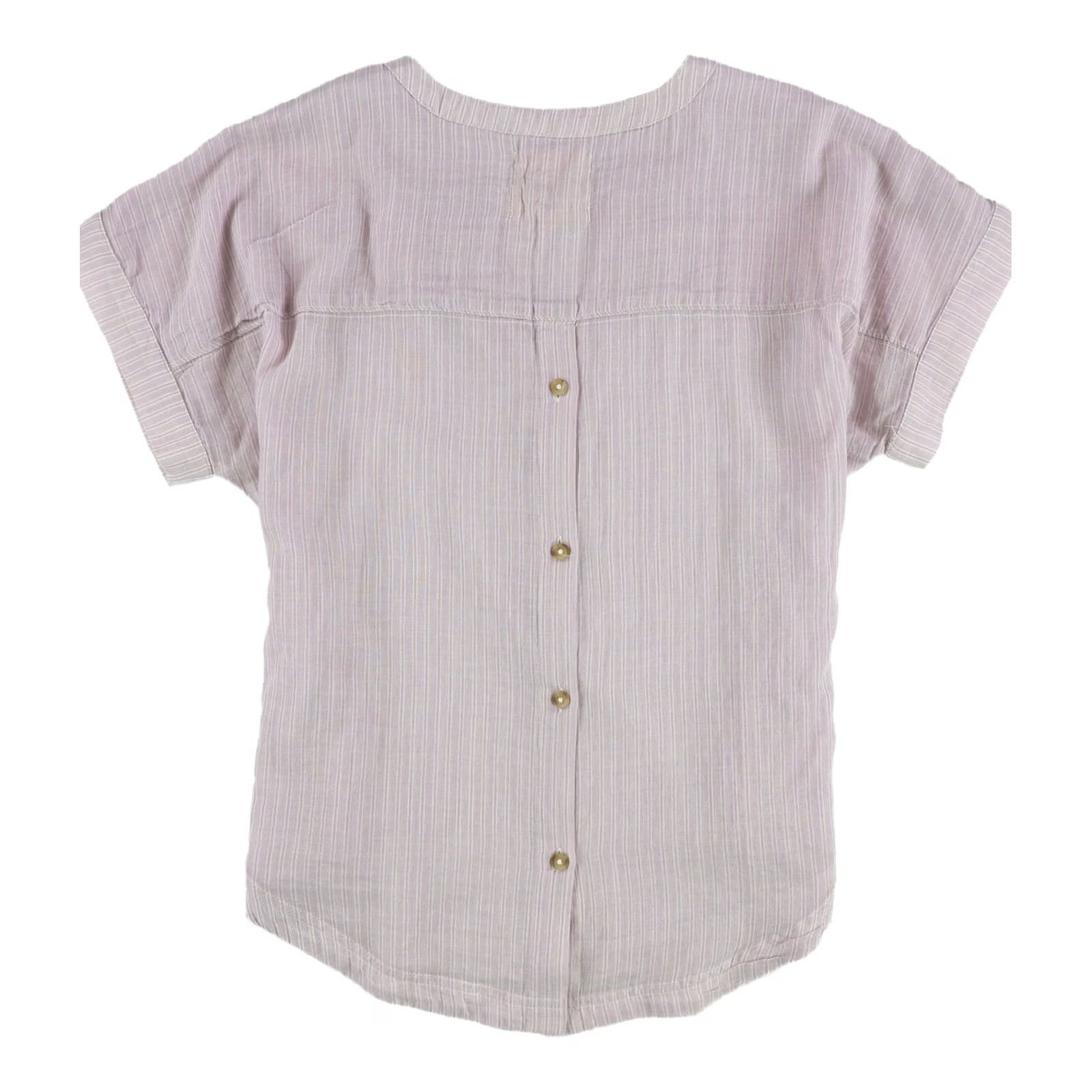 Lucky Brand Lucky Brand Womens Camp Popover Knit Blouse XL medpurple Size XL / US 12-14 / IT 48-50 - 2 Thumbnail