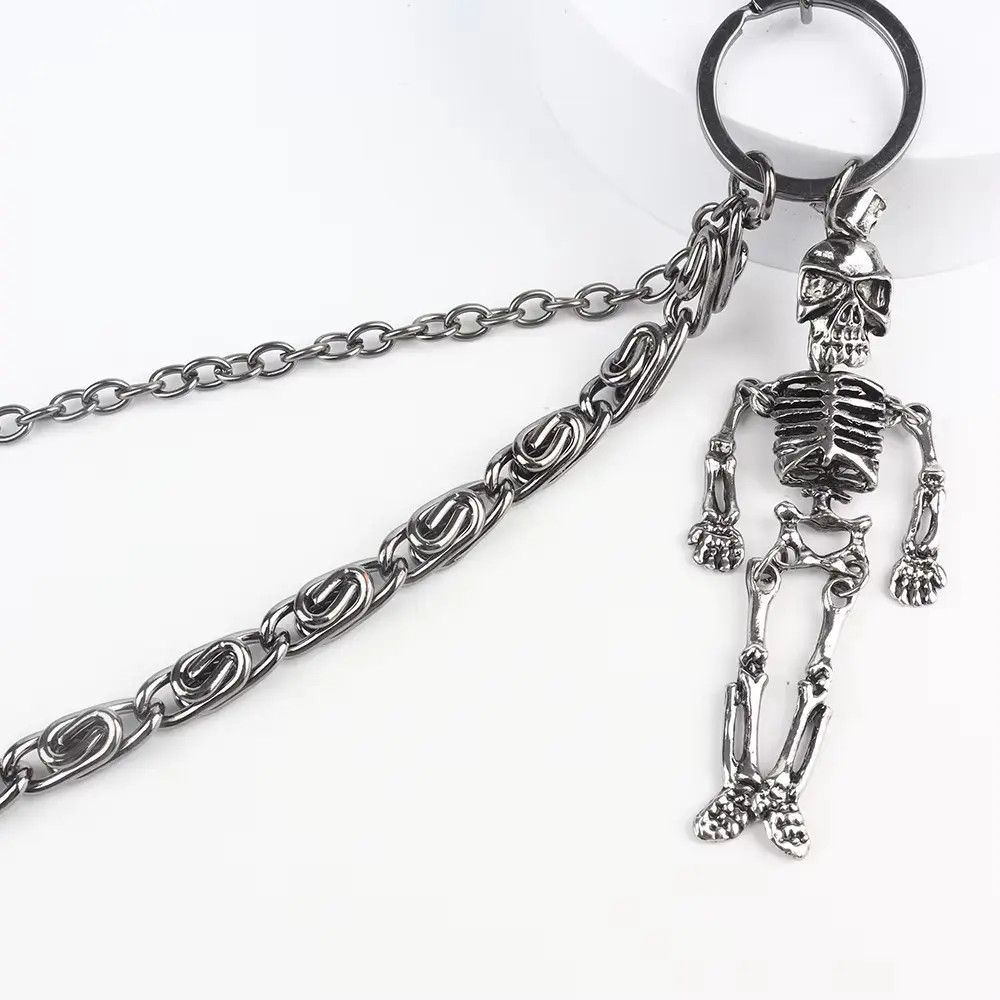 Jewelry 2 Layer Waist Punk Wallet Chain Size ONE SIZE - 5 Thumbnail