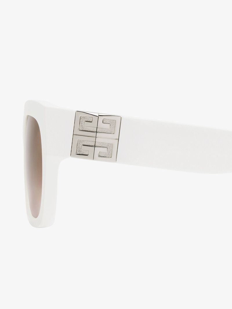 Givenchy o1n1vont0326 Size:OS/4G Unisex Sunglasses in White/Brown Size ONE SIZE - 4 Thumbnail