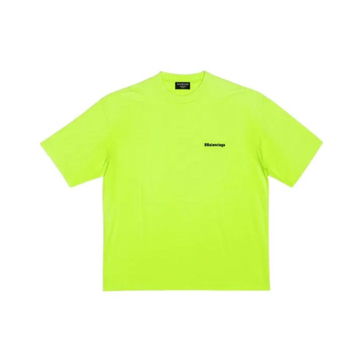 Balenciaga Balenciaga SS22 Neon Logo Print T-Shirt Size US M / EU 48-50 / 2 - 1 Thumbnail