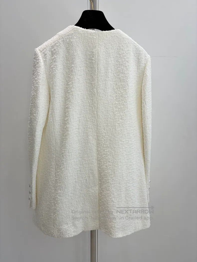 Chanel Chanel White tweed four-pocket jacket Size XS / US 0-2 / IT 36-38 - 2 Thumbnail