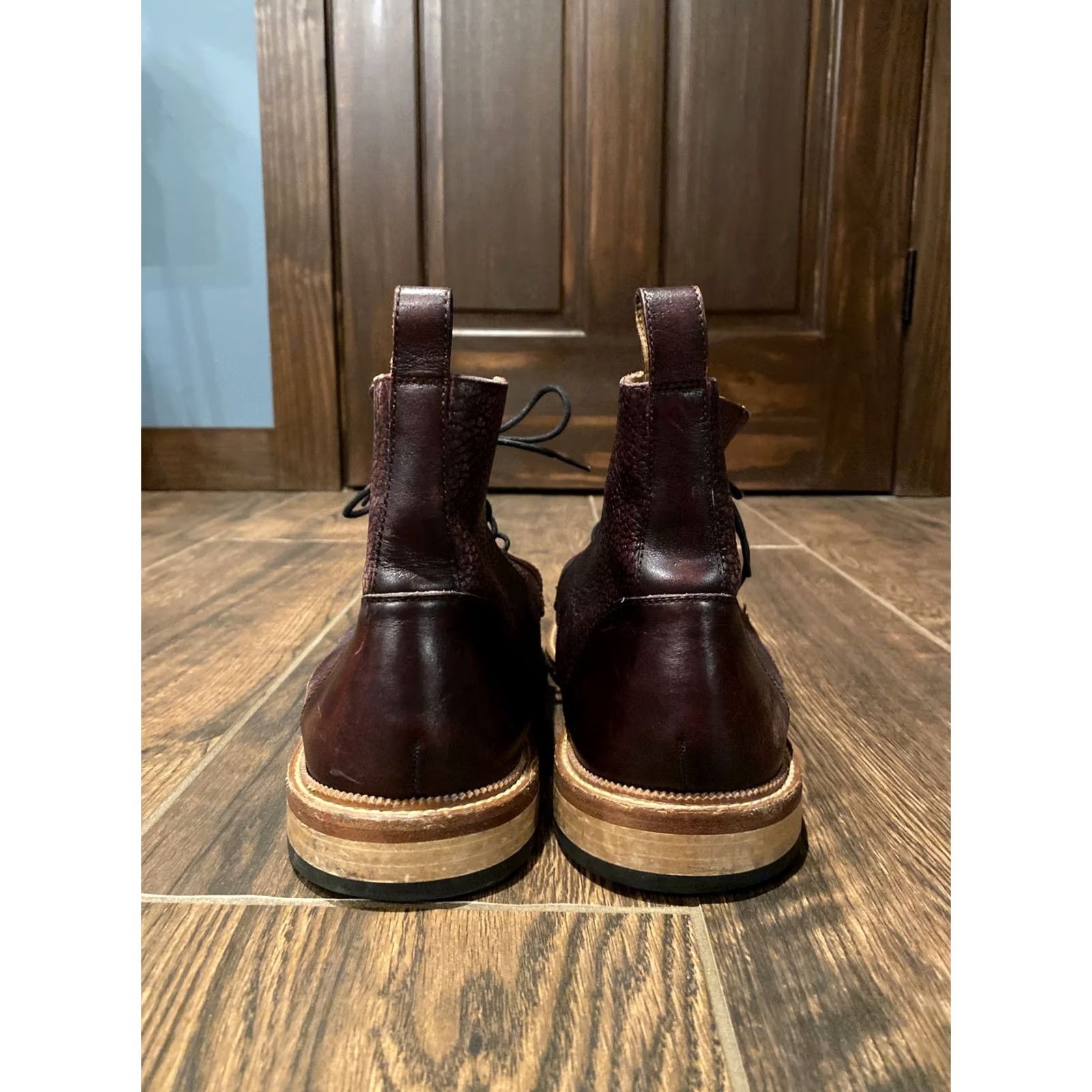 Drome TAFT Rome Boot Sz 46 Brown Pebbled Leather Made In Spain Size US 13 / EU 46 - 4 Thumbnail