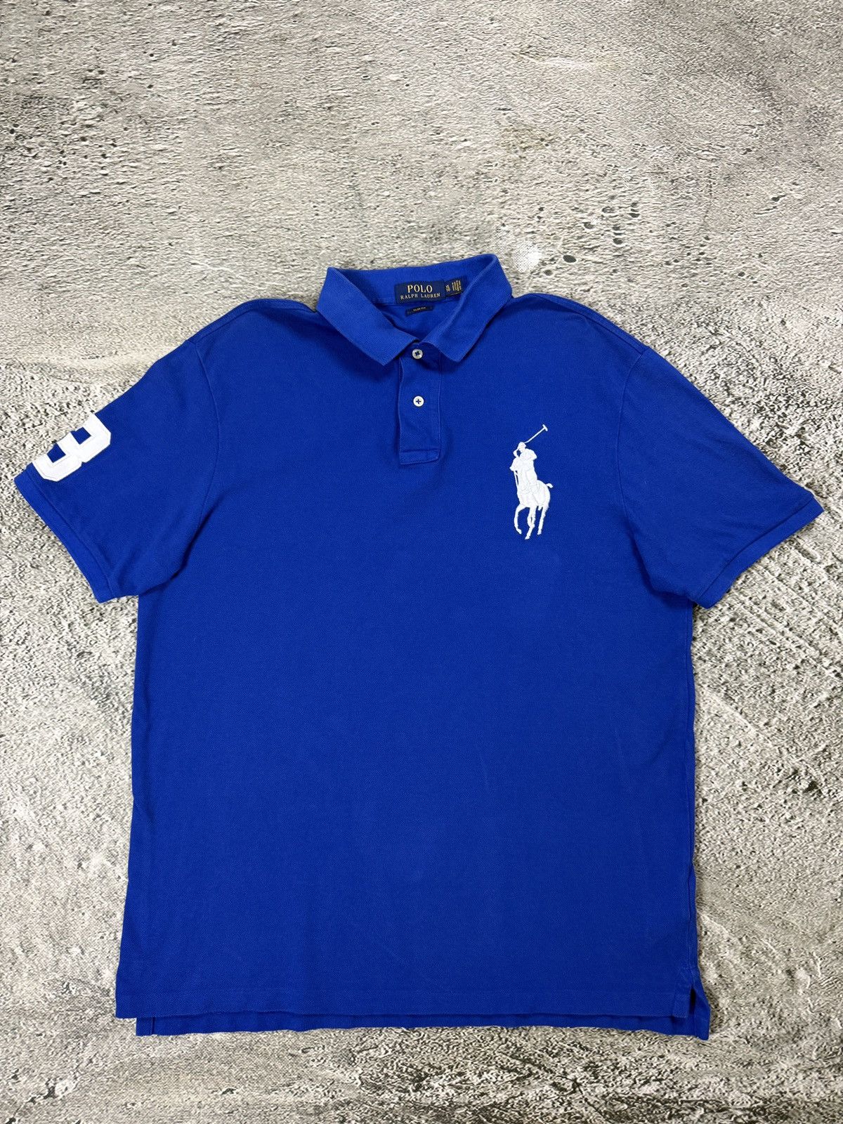 Ralph Lauren Chief Keef Polo Ralph Lauren vintage blue big pony Size US XL / EU 56 / 4 - 1 Thumbnail