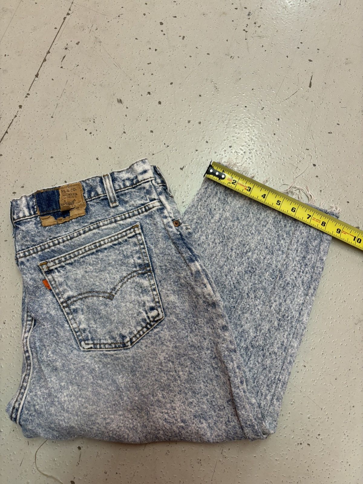 Levi's × Levi's Vintage Clothing × Vintage ***FINAL DROP***RARE 80s LEVIS ORANGE TAB ACID WASH 40 Size US 40 / EU 56 - 1 Thumbnail