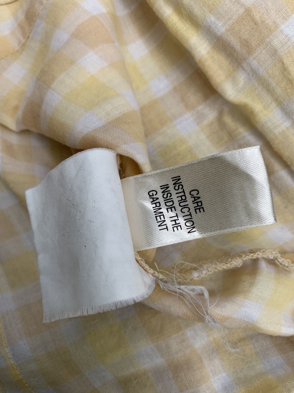 Diesel Diesel Plaid Button Up Pocket Yellow Western Shirts Size M / US 6-8 / IT 42-44 - 11 Thumbnail