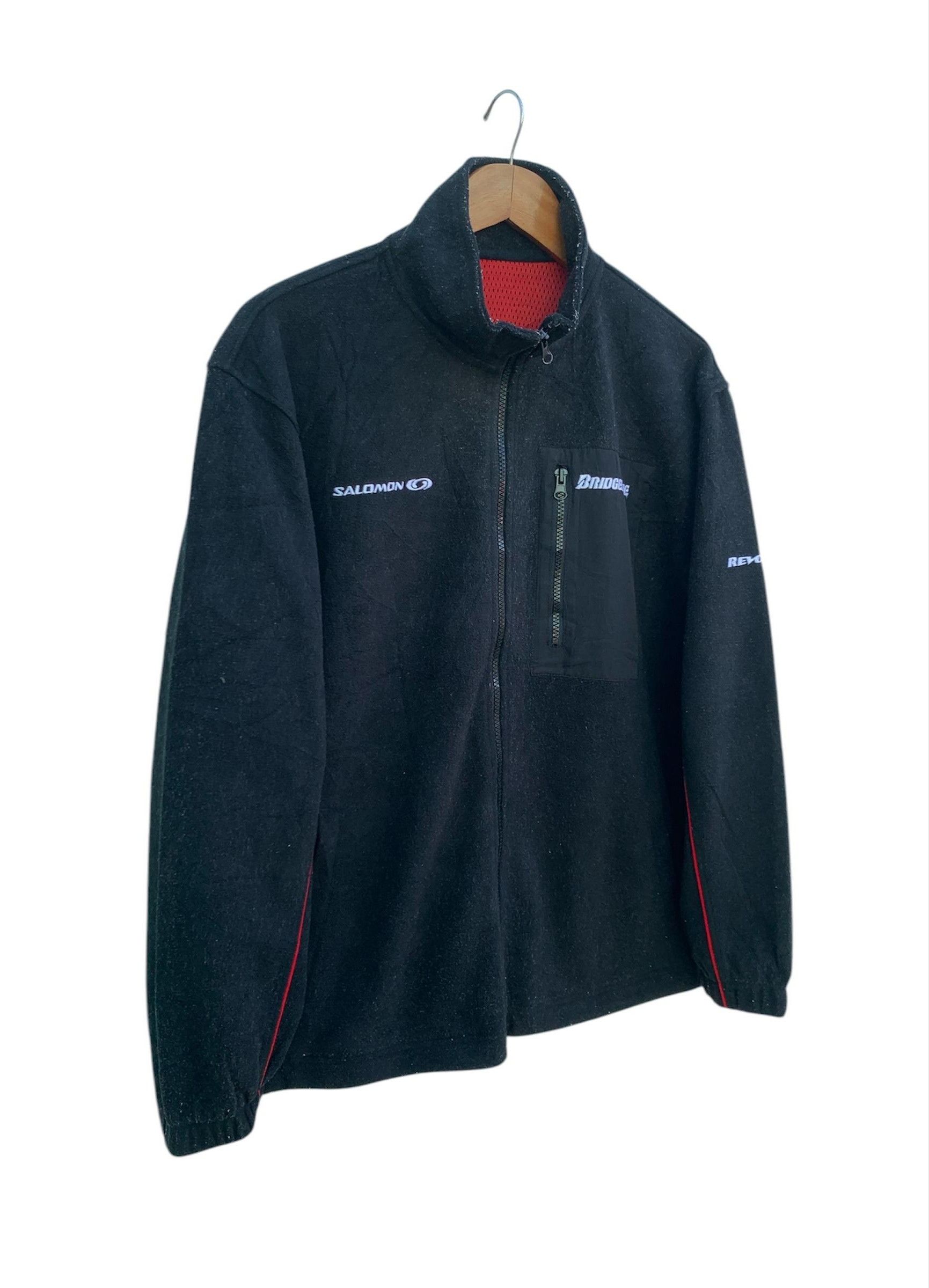 Salomon × Vintage Vintage Bridgestone X Salomon X Blizzak Fleece Jacket Size US L / EU 52-54 / 3 - 3 Thumbnail