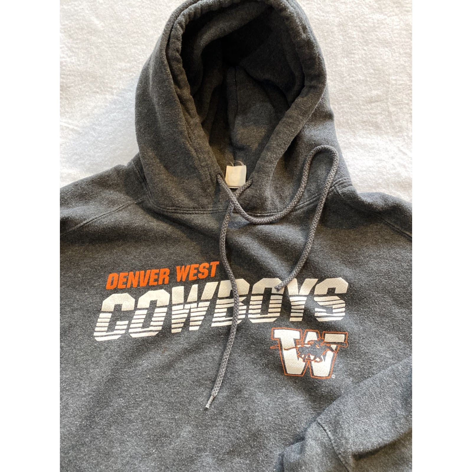 Vintage C Sport Hoodie Mens M Gray Sweatshirt Pullover Hooded Jacket CrossFit Gym Sport / 2-3 Size US M / EU 48-50 / 2 - 2 Thumbnail