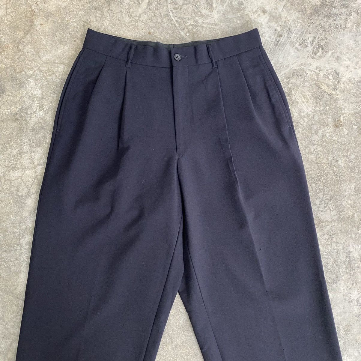 Yohji Yamamoto Archive Yohji Yamamoto Double Pleated Wool Gabardine Pants Size US 30 / EU 46 - 4 Thumbnail