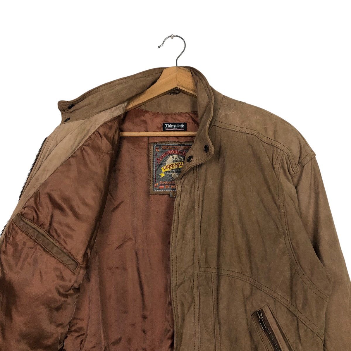Japanese Brand 📌Vintage Bomber Leather Jacket Adventure Bound Issey Miyake Size US M / EU 48-50 / 2 - 13 Thumbnail