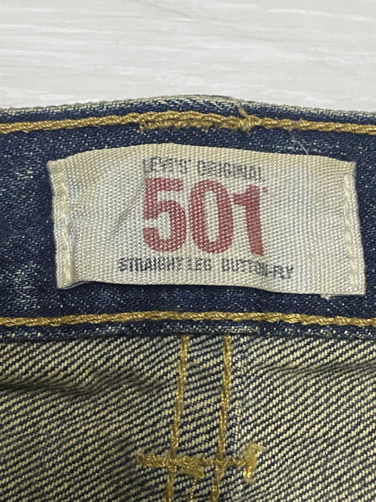 Levi's Vintage Levis 501 Mud Wash Distressed Baggy Jeans Size US 34 / EU 50 - 18 Thumbnail
