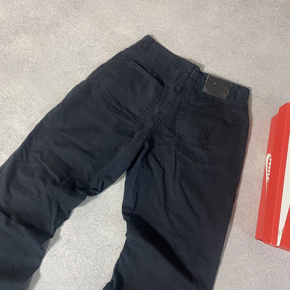 Yves Saint Laurent Black YSL Jeans Pants Yves Saint Laurent Jeans Size US 30 / EU 46 - 2 Thumbnail