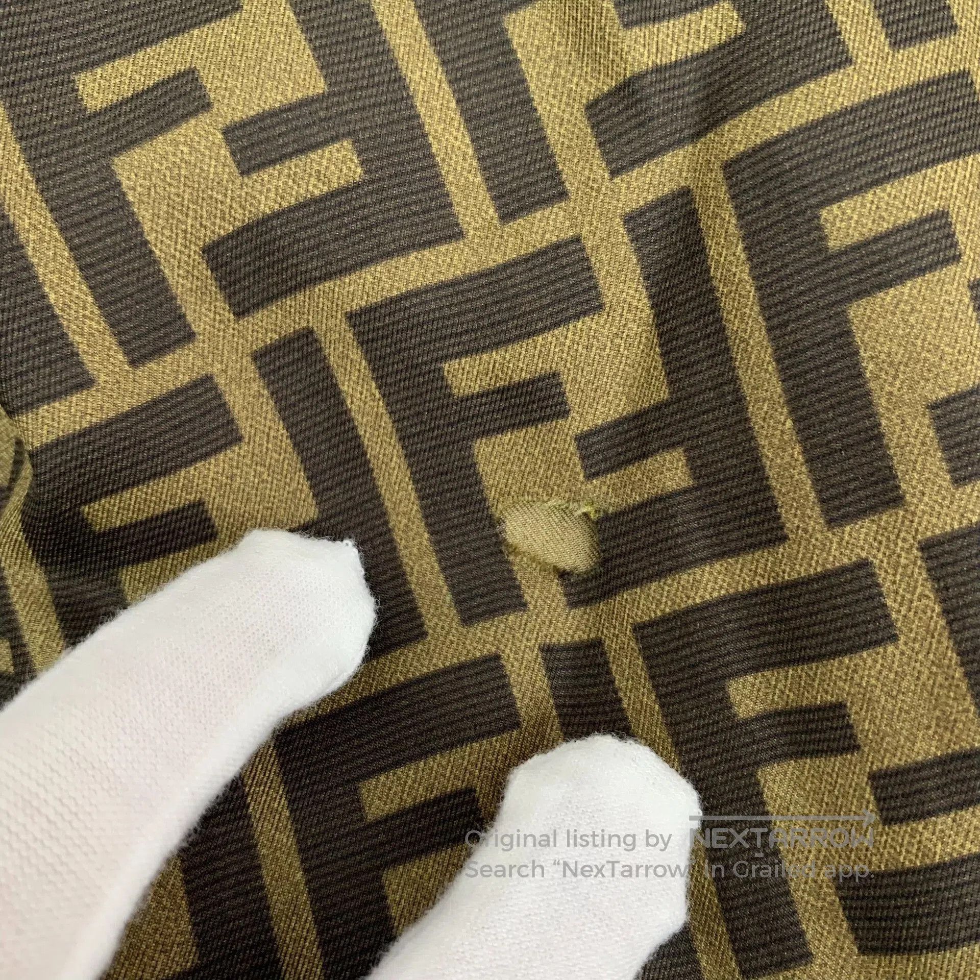 Fendi Fendi Double F Logo Silk Shirt. Size US XXS / EU 40 - 8 Thumbnail