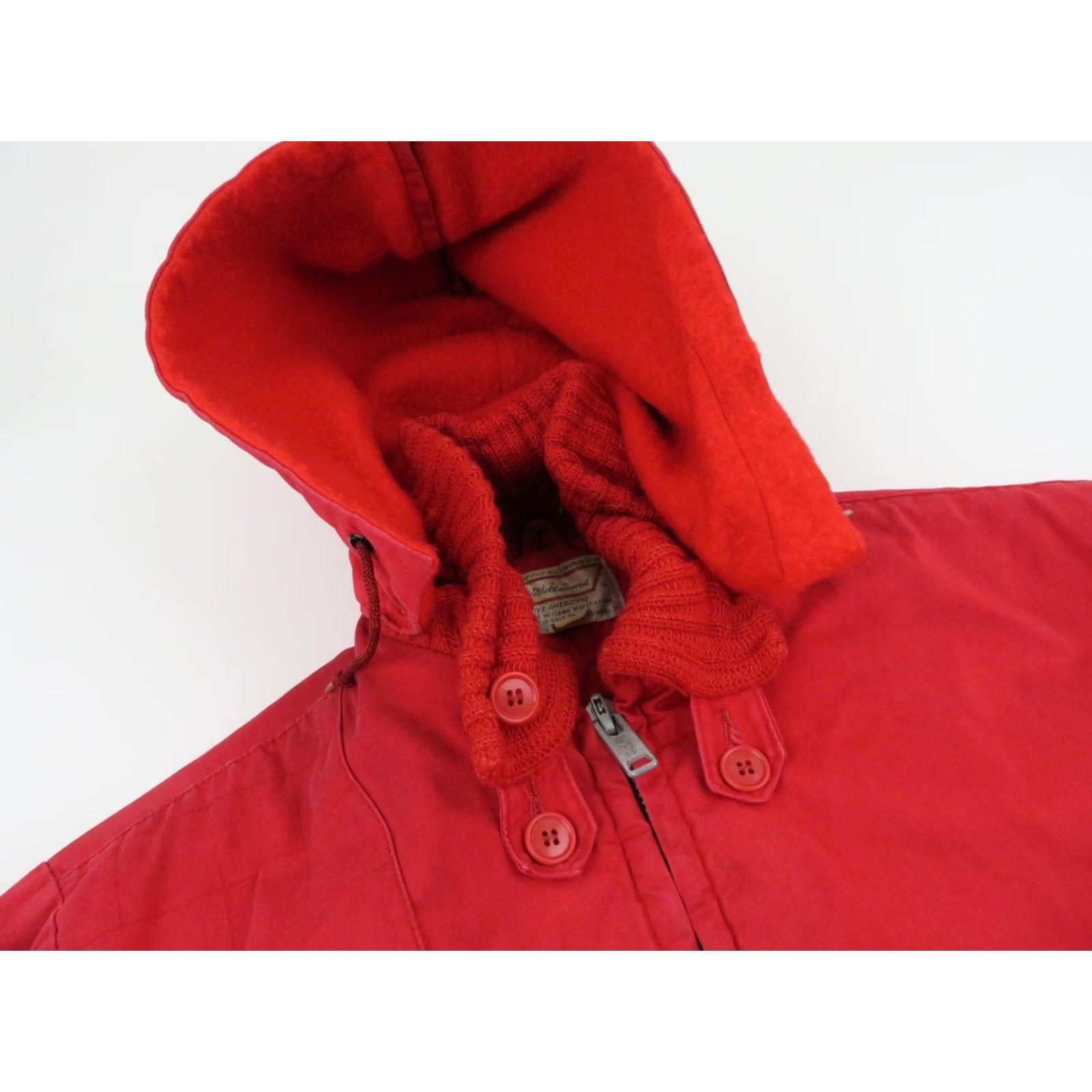 Sears VINTAGE 70s Sears Red Cruiser Jacket Mens Large Workwear Canvas Parka Size US L / EU 52-54 / 3 - 6 Thumbnail