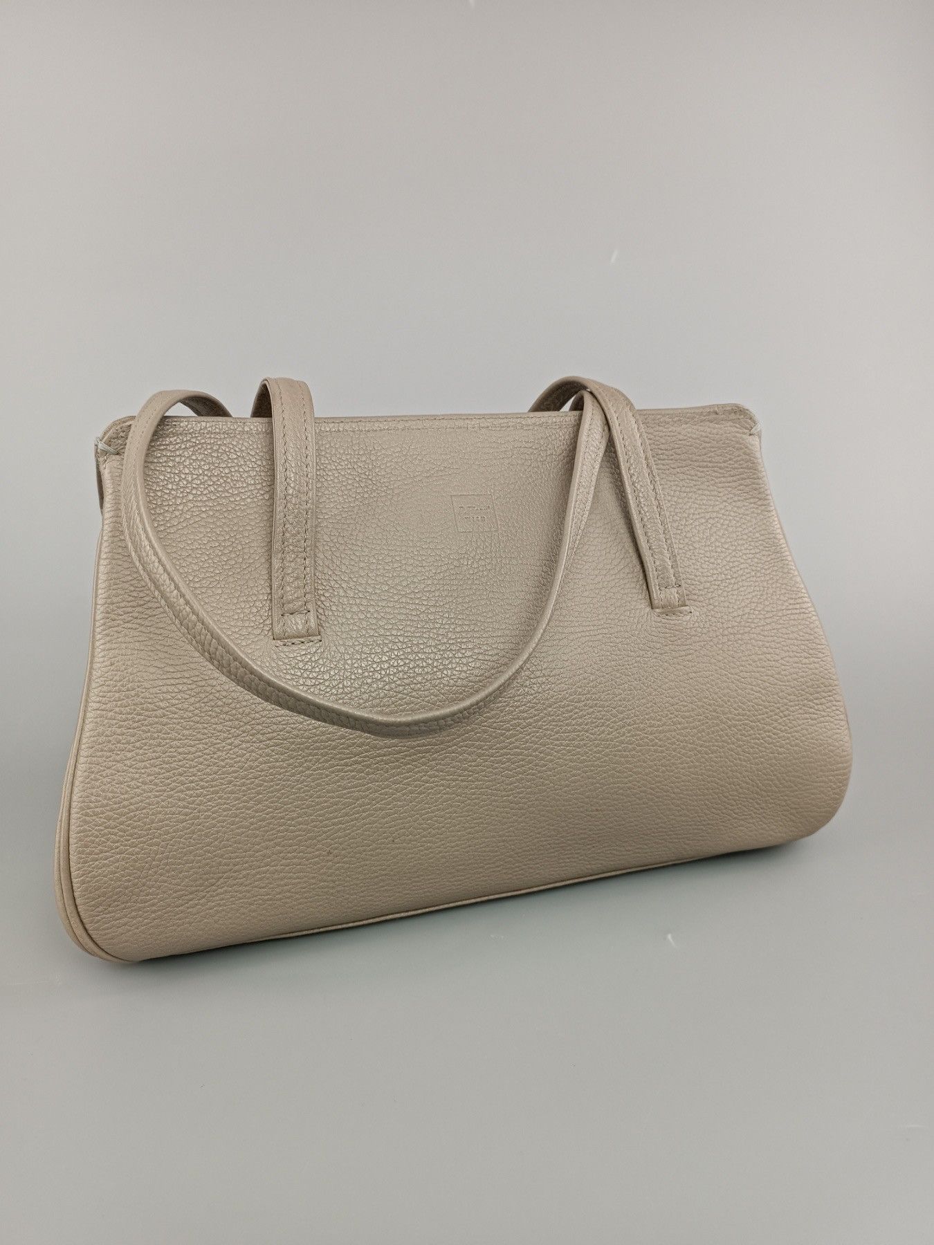 Genuine Leather R.Horn Wien Women's Beige Leather Shoulder Bag Size ONE SIZE - 2 Thumbnail