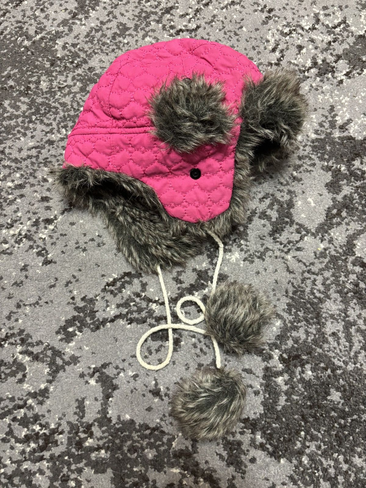 Japanese Brand × Vintage Japanese Vintage Parallel Fur Alt Emo Trapper Ear Hat Size ONE SIZE - 2 Thumbnail