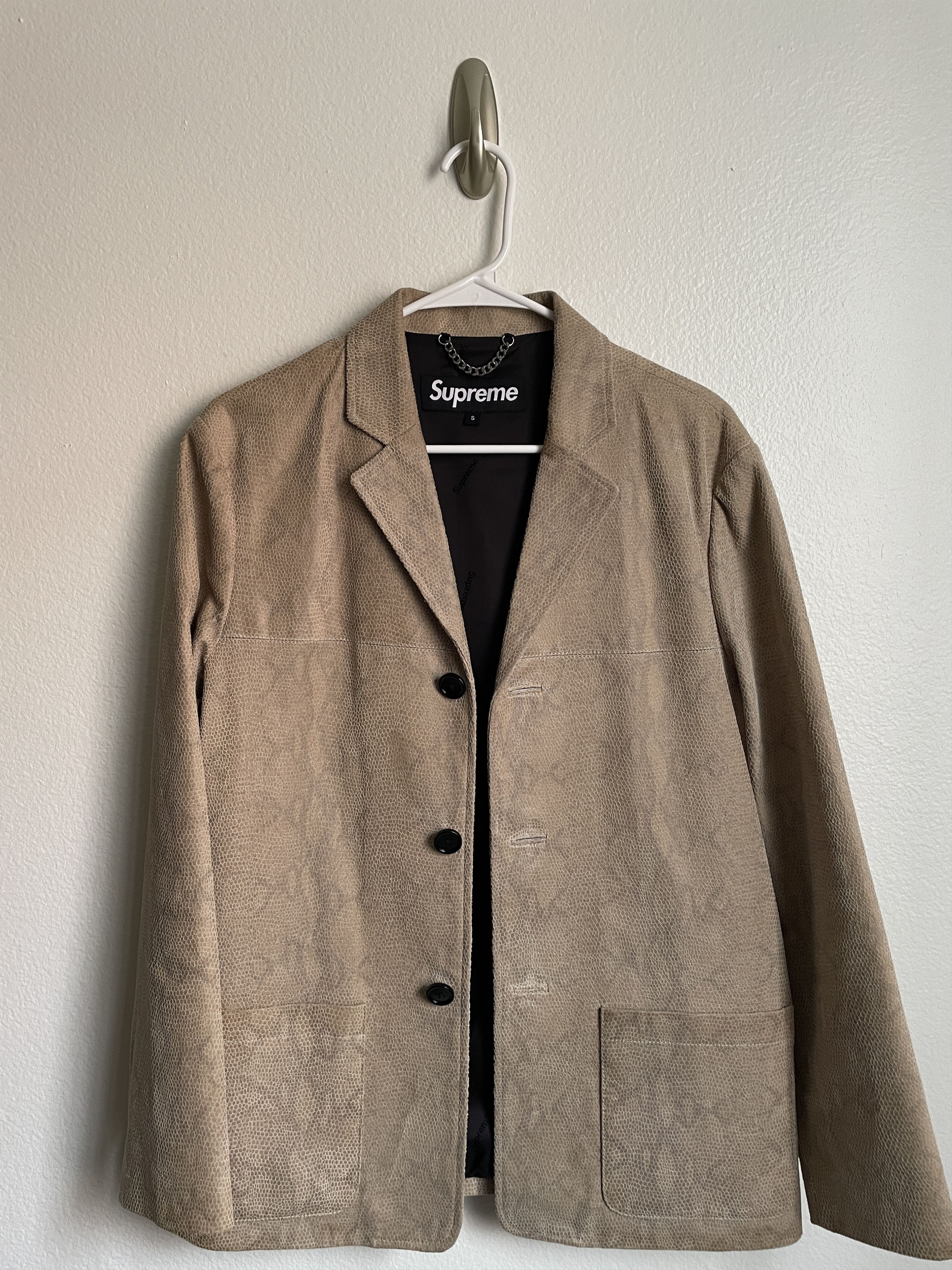 Supreme Supreme faux croc car coat ss22 | Grailed
