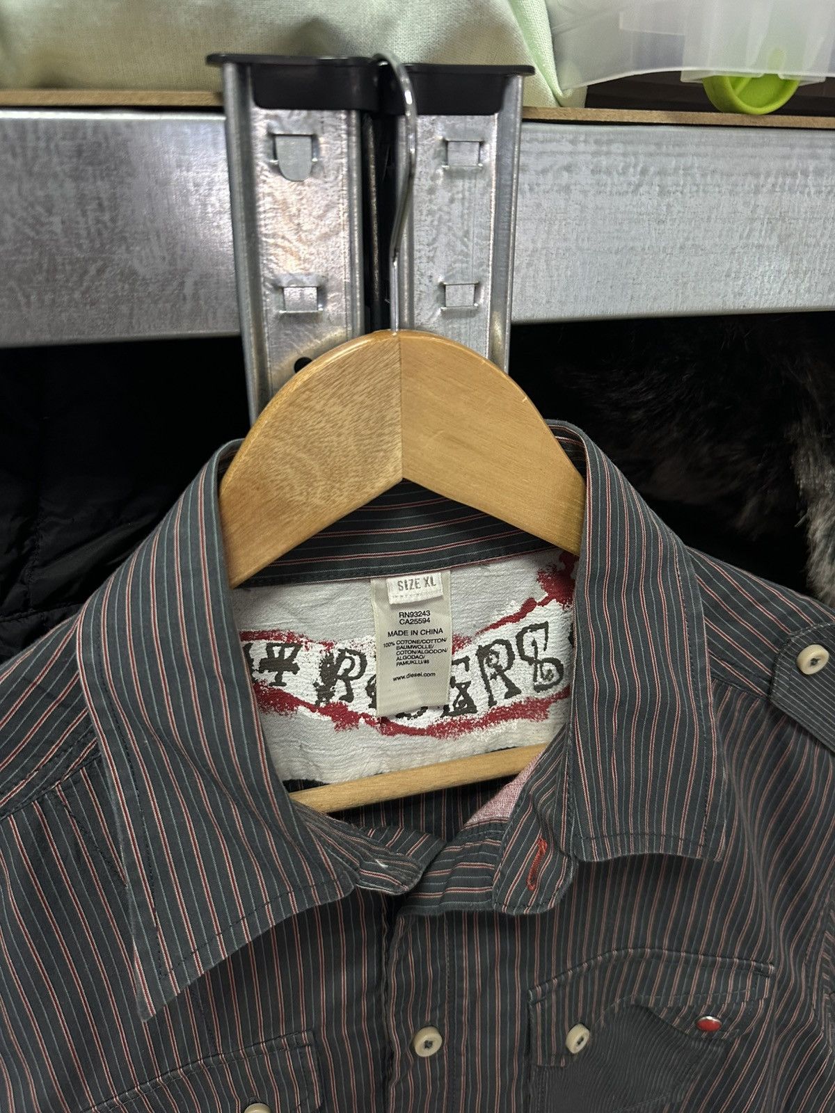 Diesel Vintage Y2K Diesel Avant Garde Button-Up Summer Shirt Size US XL / EU 56 / 4 - 5 Thumbnail